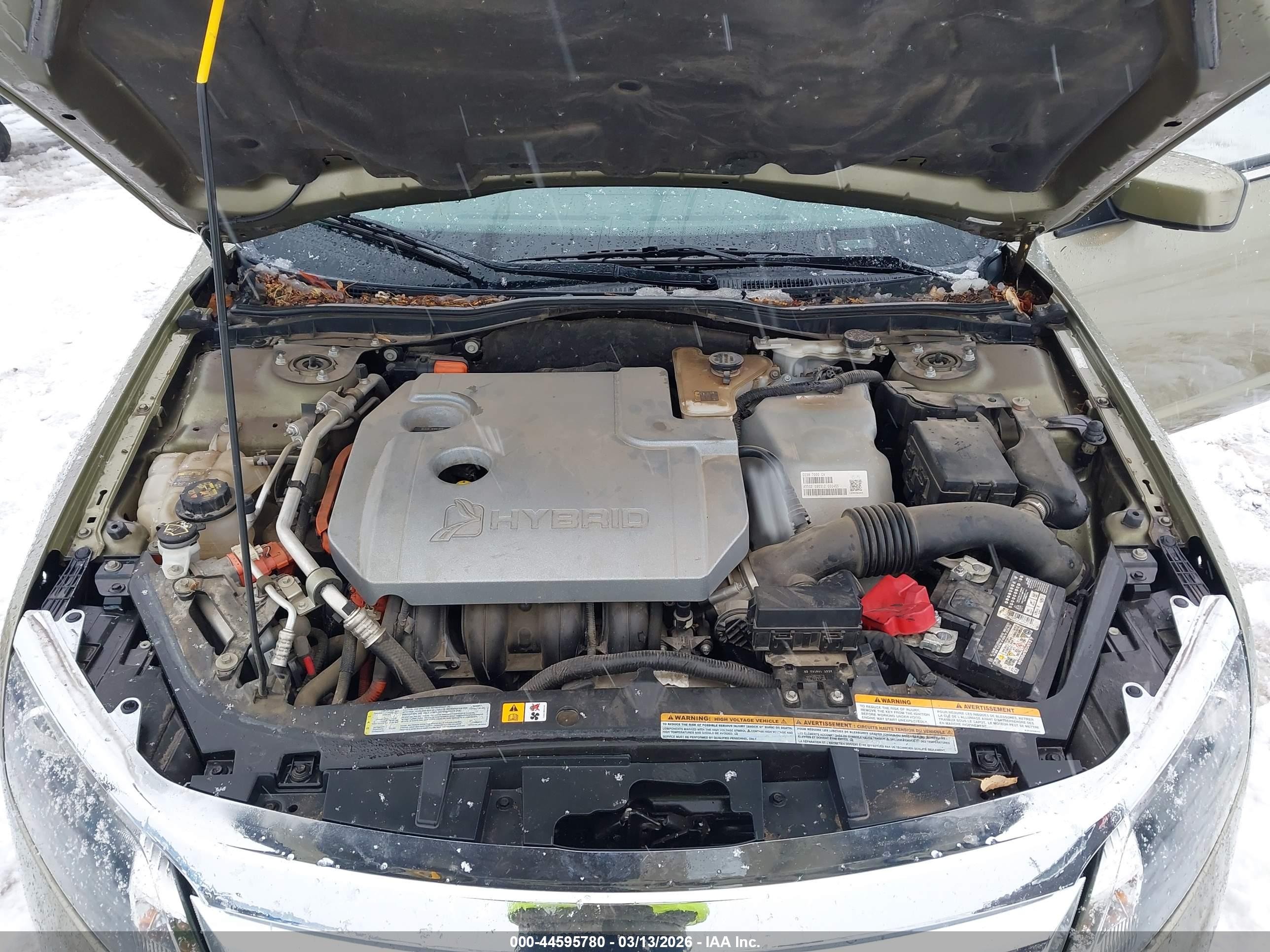 2012 Ford Fusion Hybrid   Green vin: 3FADP0L30CR367509