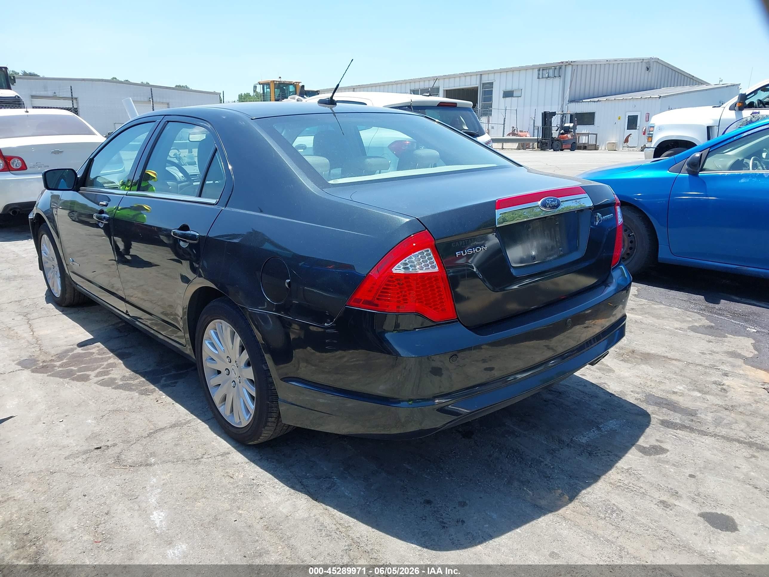 2010 Ford Fusion Hybrid   Black vin: 3FADP0L31AR204719