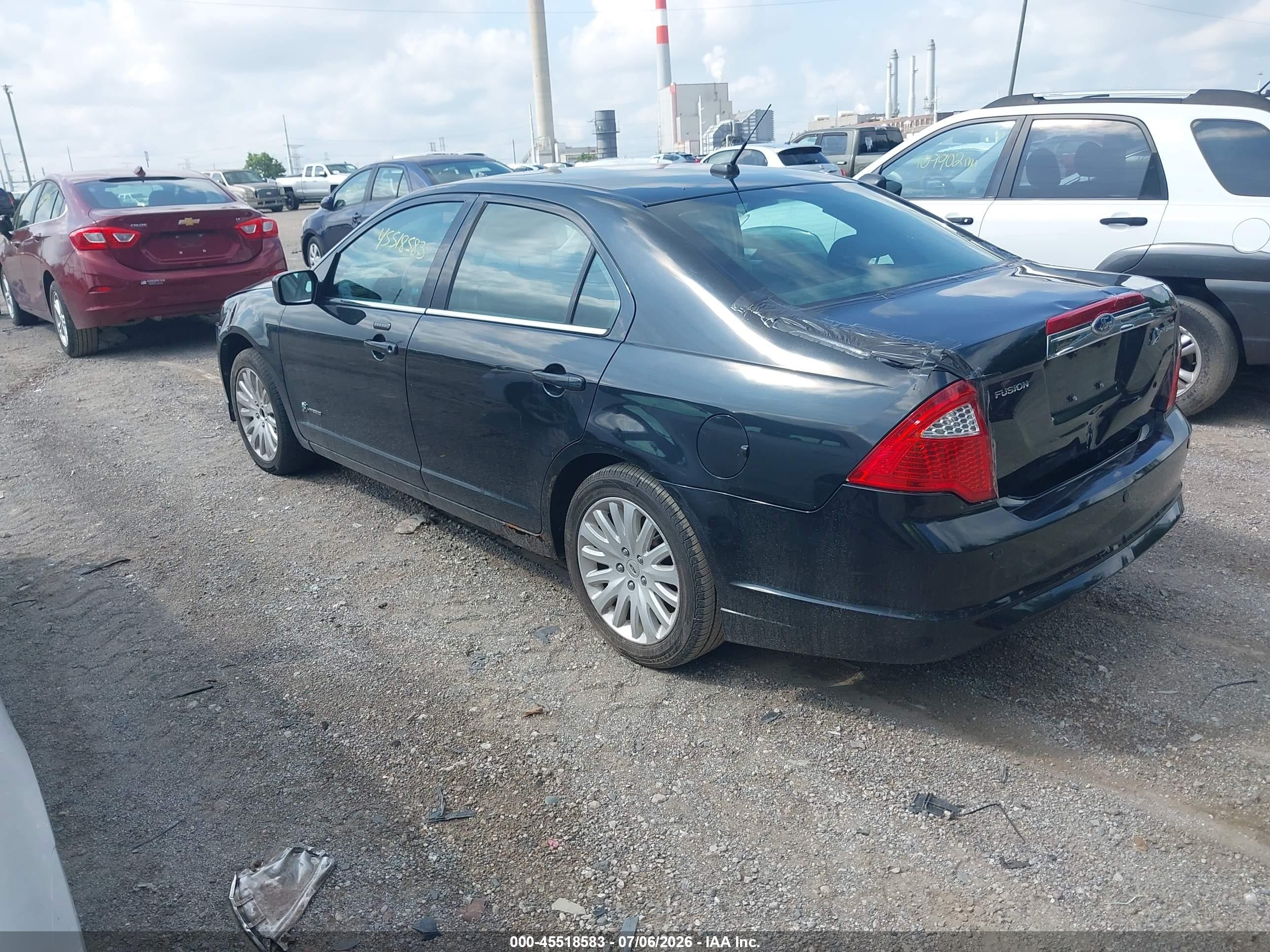 2010 Ford Fusion Hybrid   Black vin: 3FADP0L31AR267870