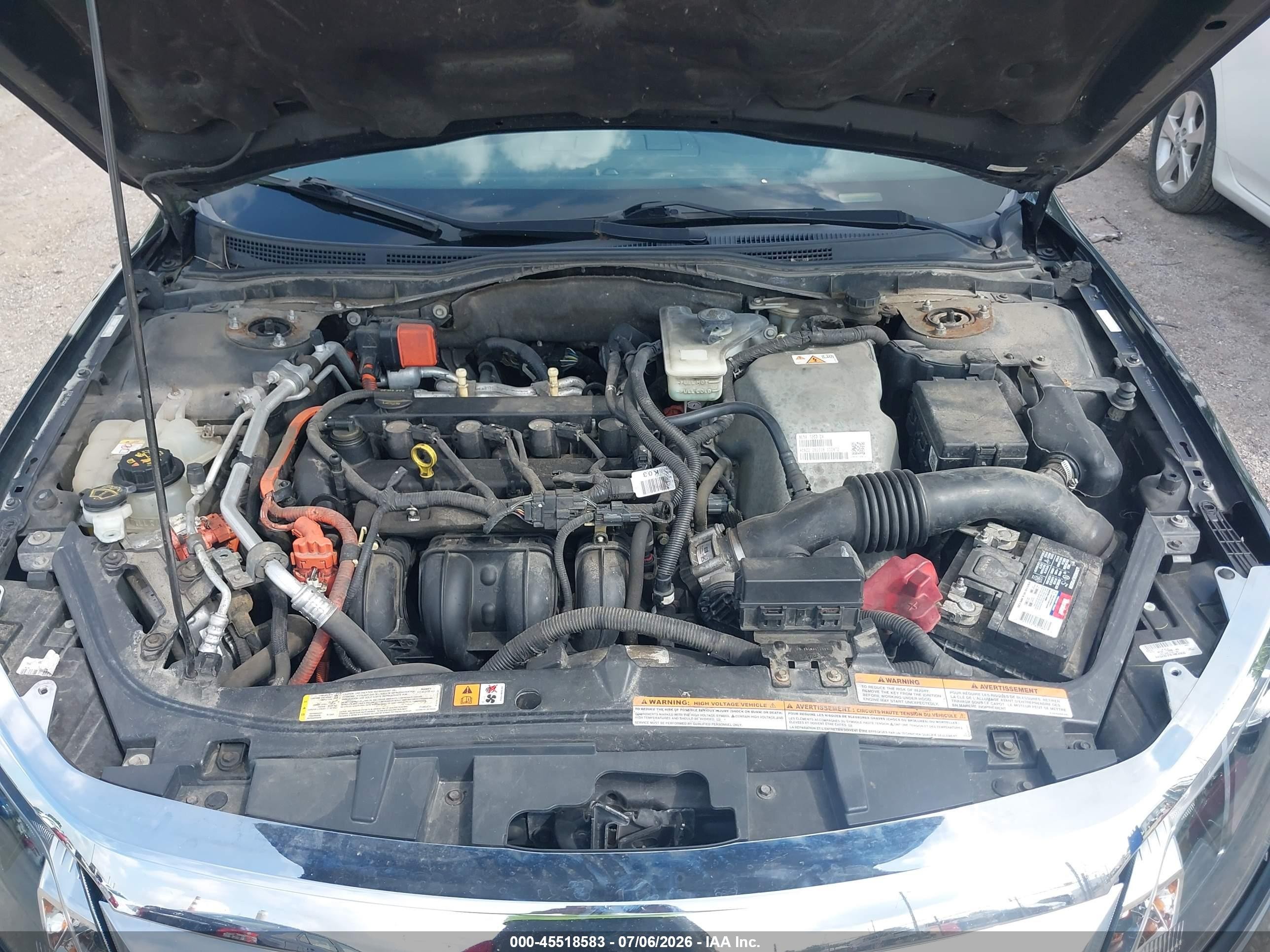 2010 Ford Fusion Hybrid   Black vin: 3FADP0L31AR267870