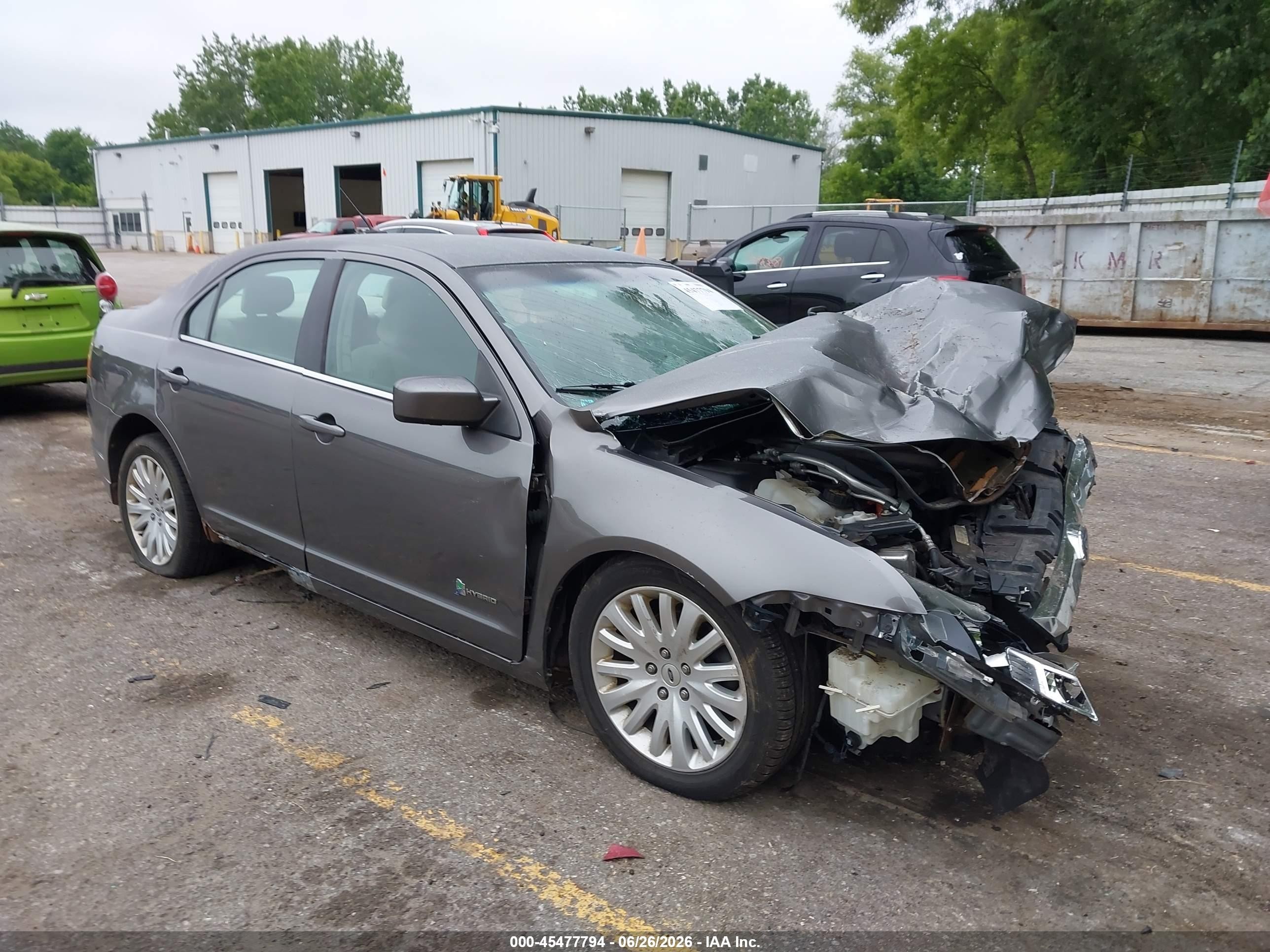 2011 Ford Fusion Hybrid   Gray vin: 3FADP0L31BR174266