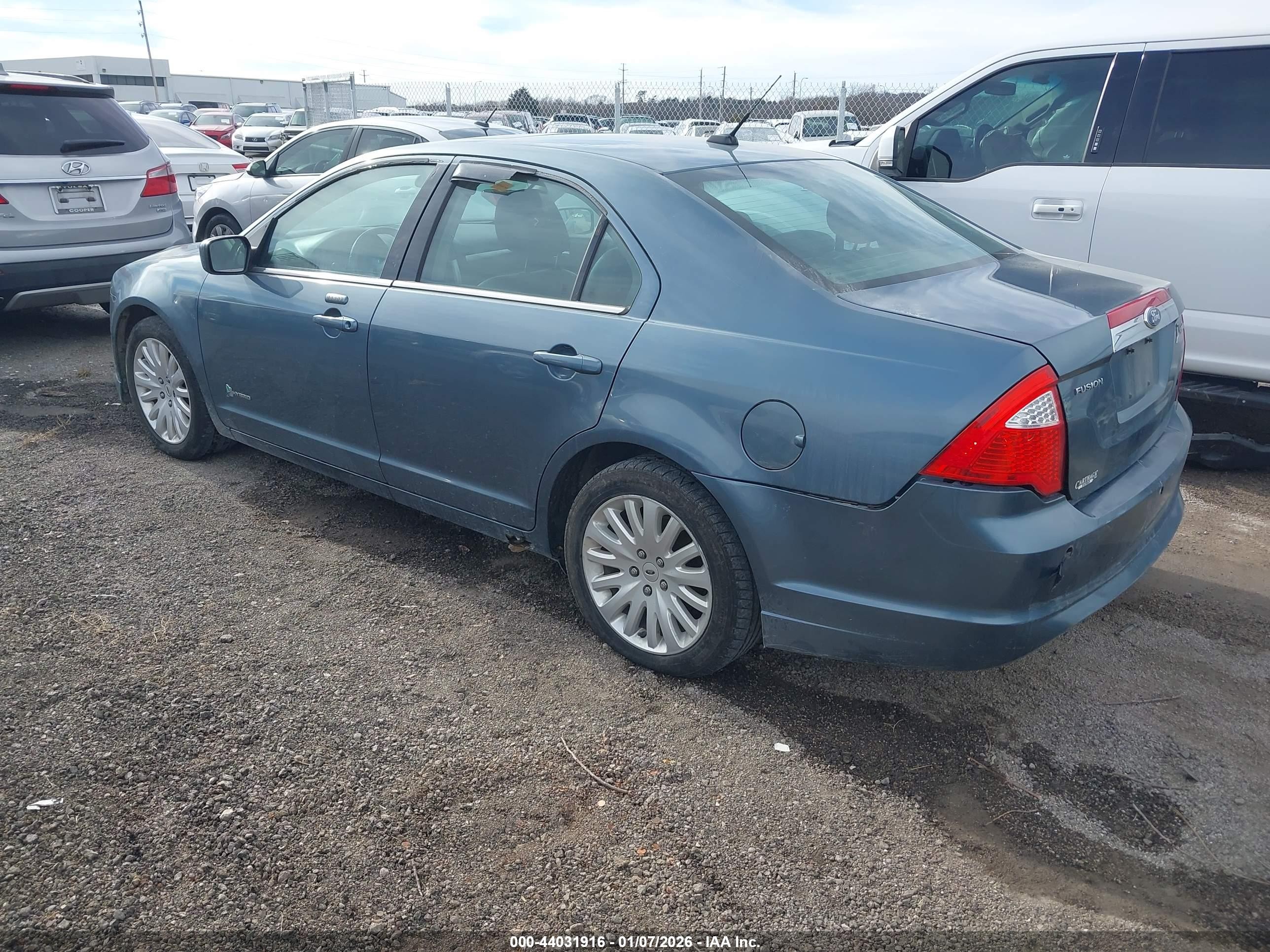 2011 Ford Fusion Hybrid Blue vin: 3FADP0L31BR253310
