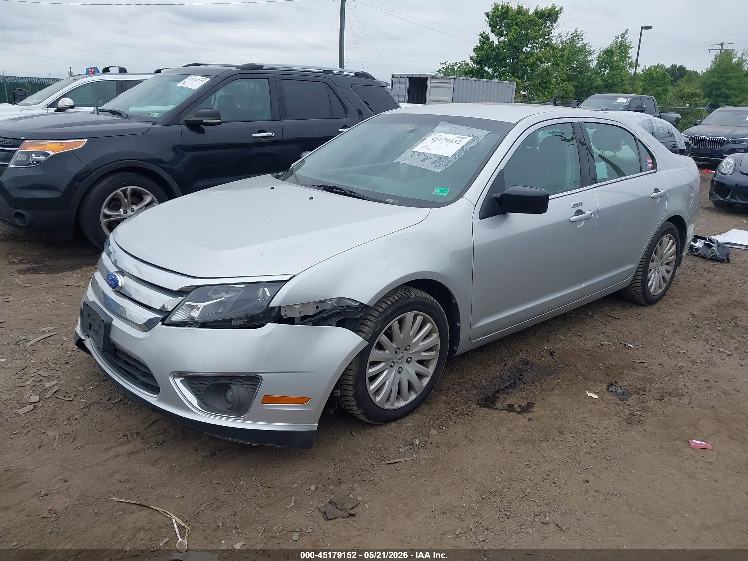 2011 Ford Fusion Hybrid   Серебряный vin: 3FADP0L31BR264422