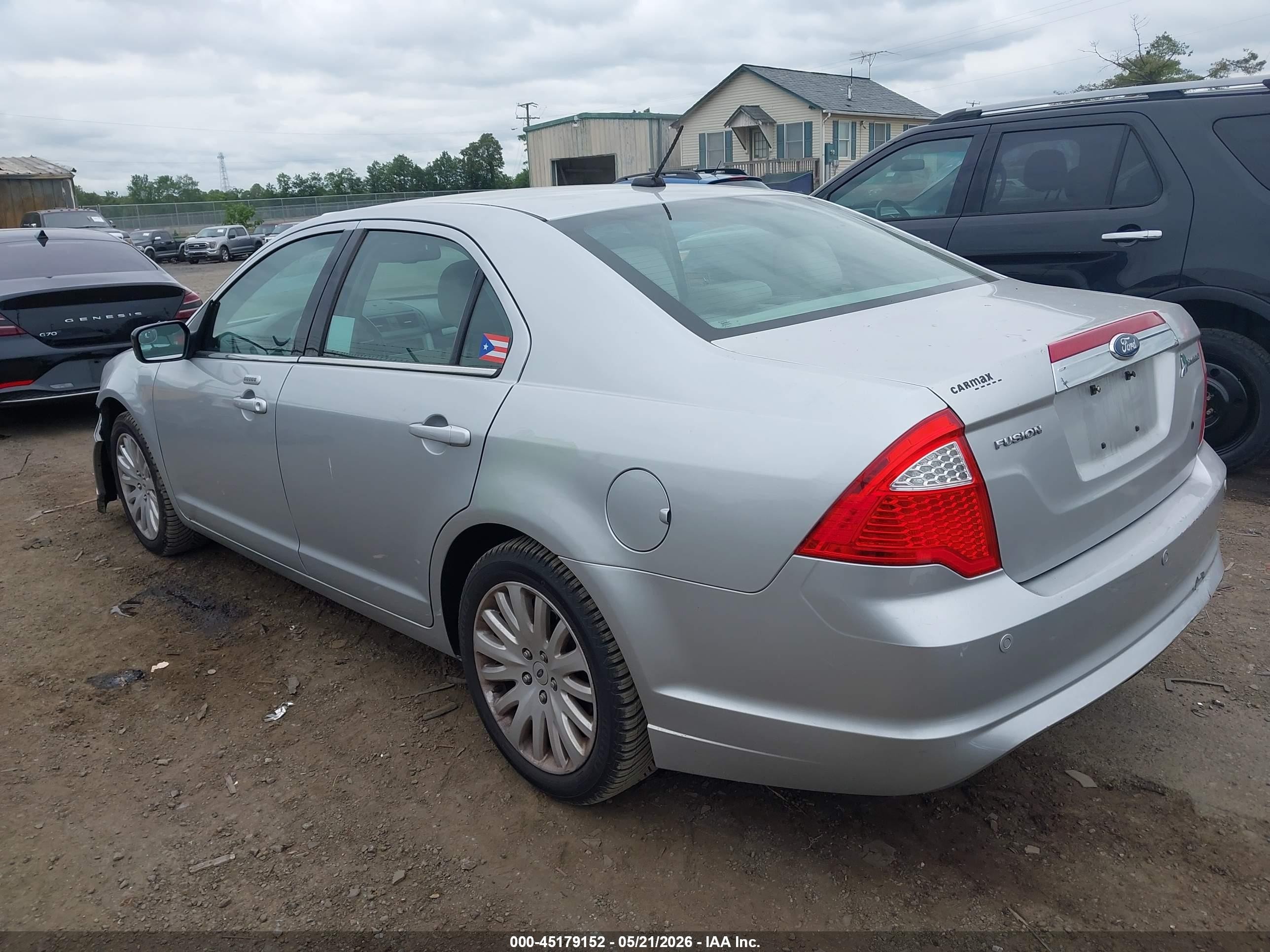 2011 Ford Fusion Hybrid   Серебряный vin: 3FADP0L31BR264422