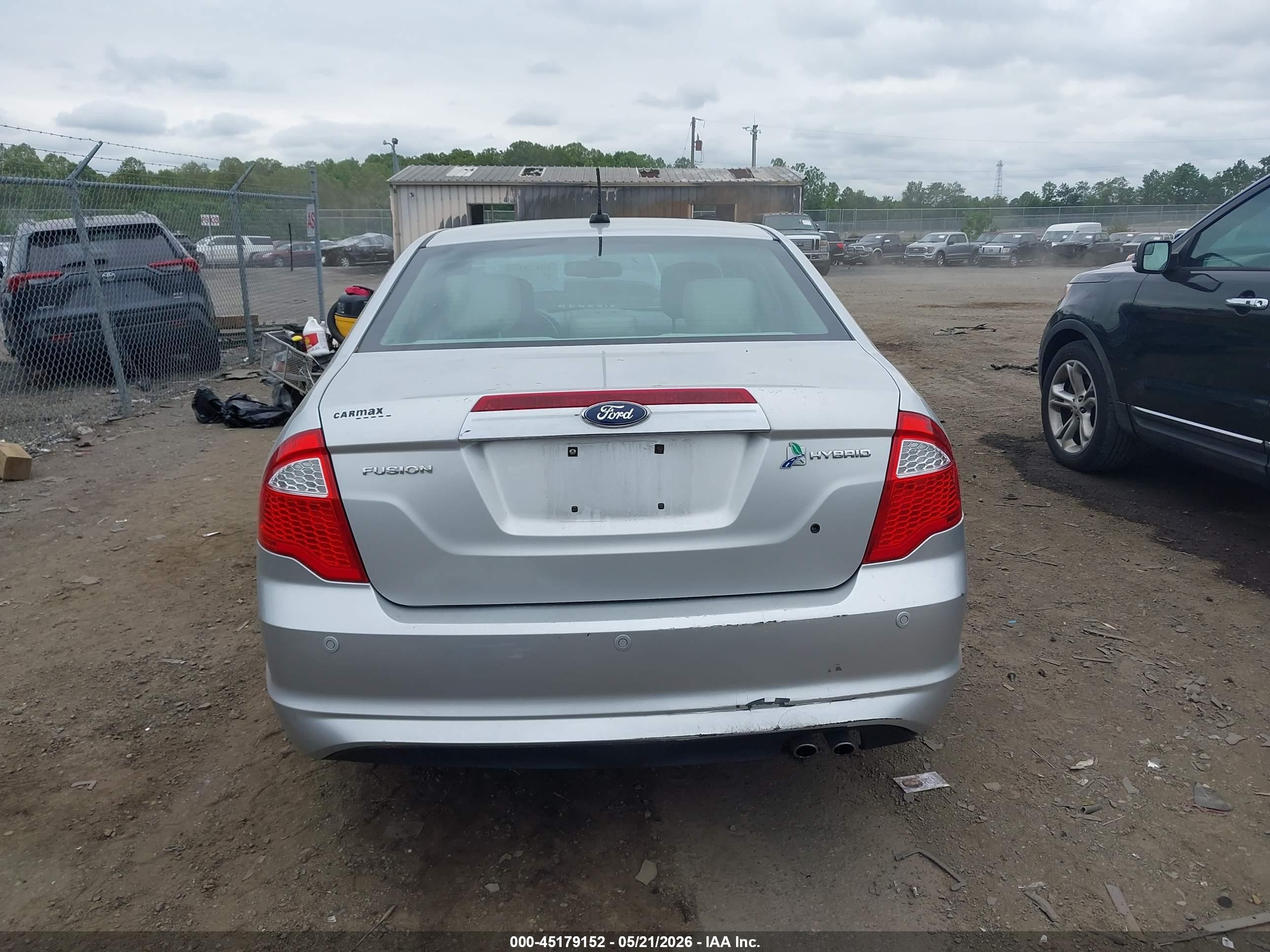 2011 Ford Fusion Hybrid   Серебряный vin: 3FADP0L31BR264422