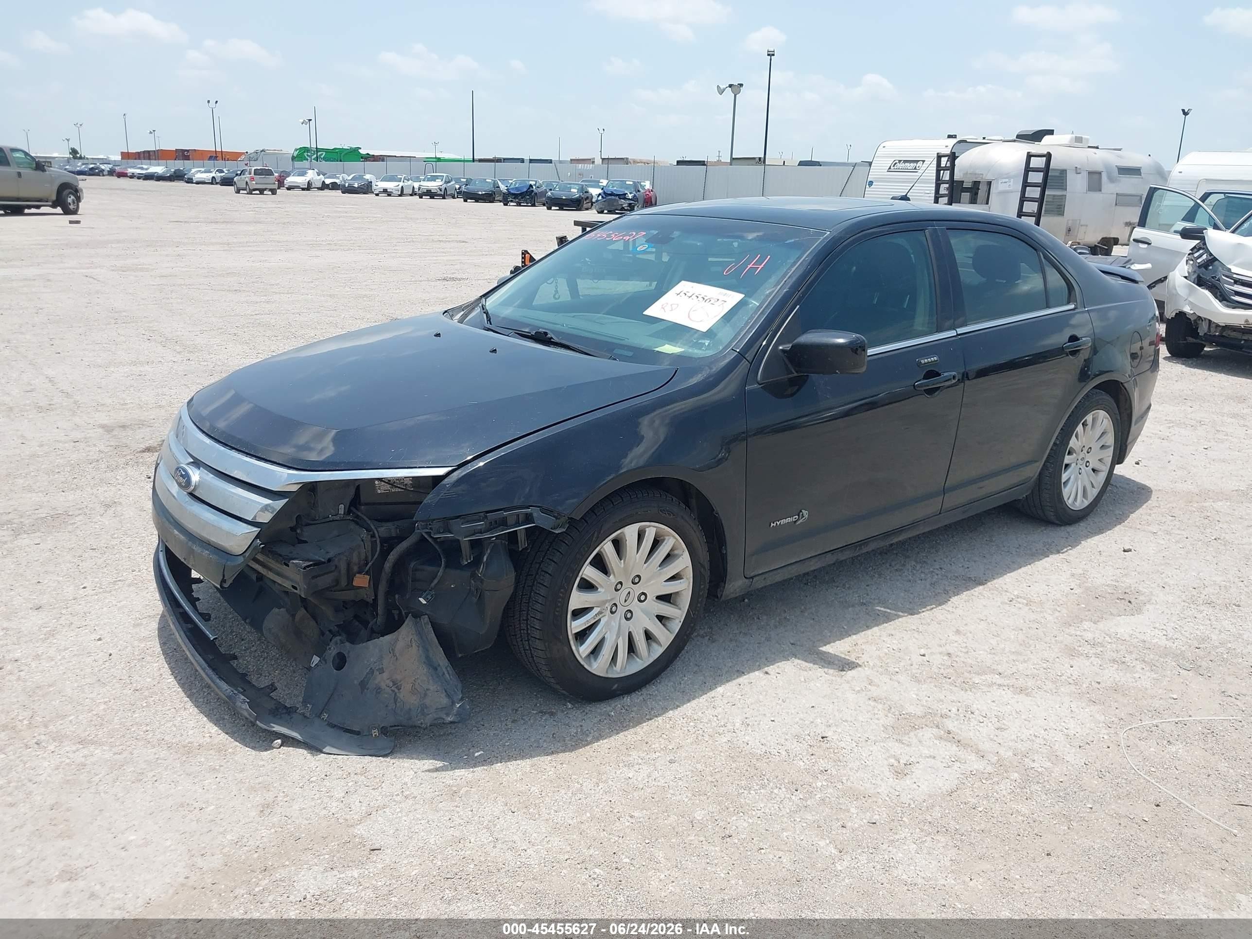 2012 Ford Fusion Hybrid   Black vin: 3FADP0L31CR169585
