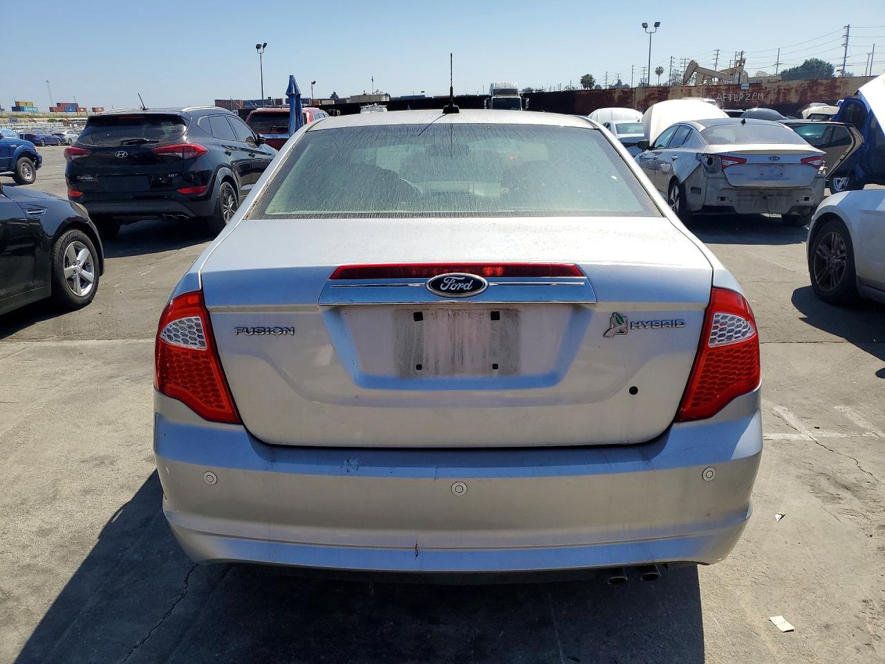 2012 Ford Fusion Hybrid Silver vin: 3FADP0L31CR181588