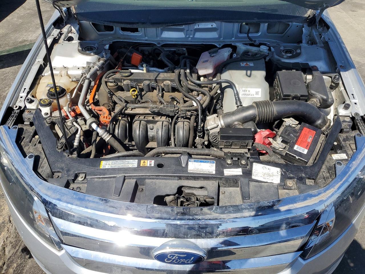 2012 Ford Fusion Hybrid Silver vin: 3FADP0L31CR181588