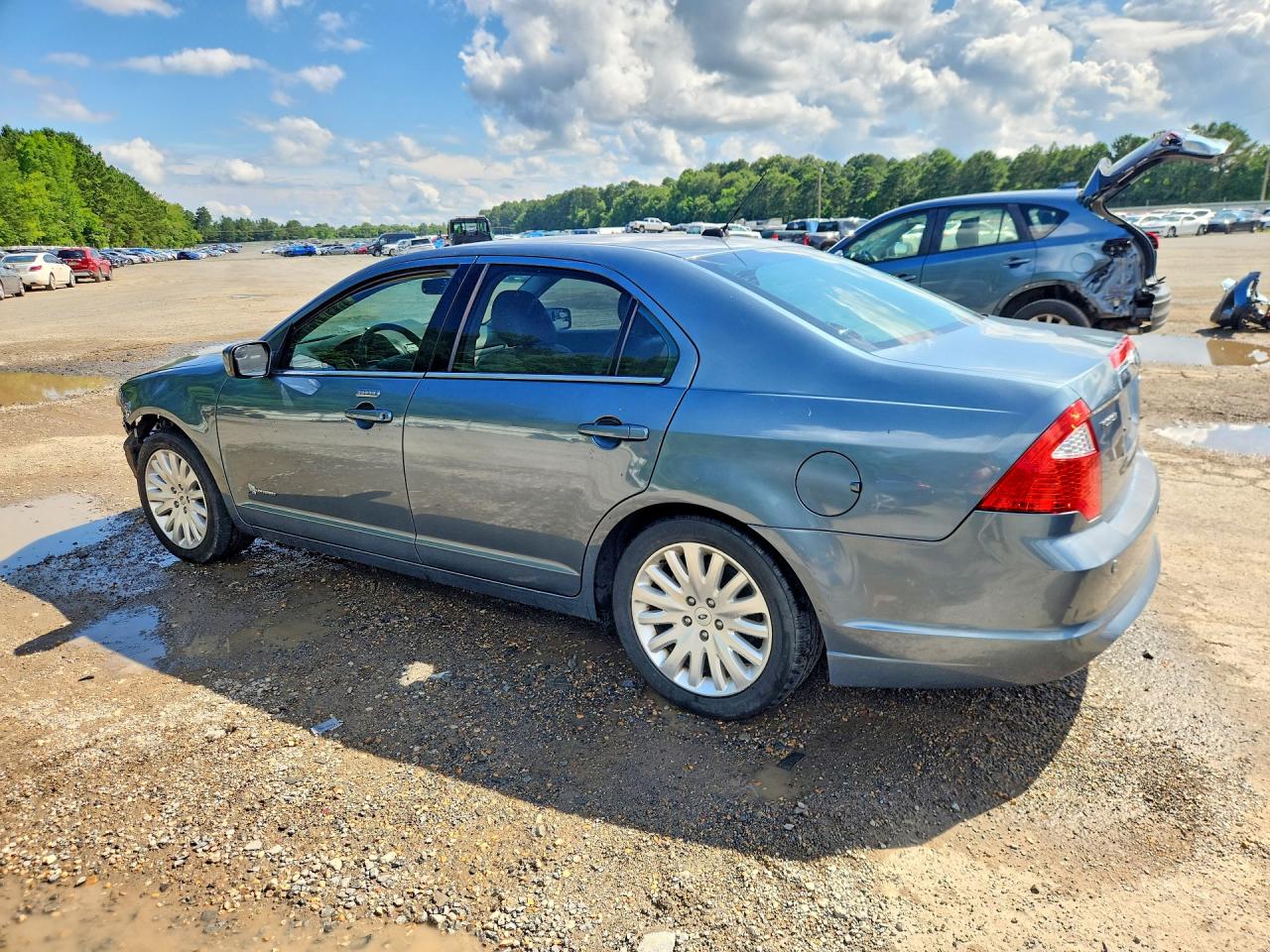 2012 Ford Fusion Hybrid Blue vin: 3FADP0L31CR213651