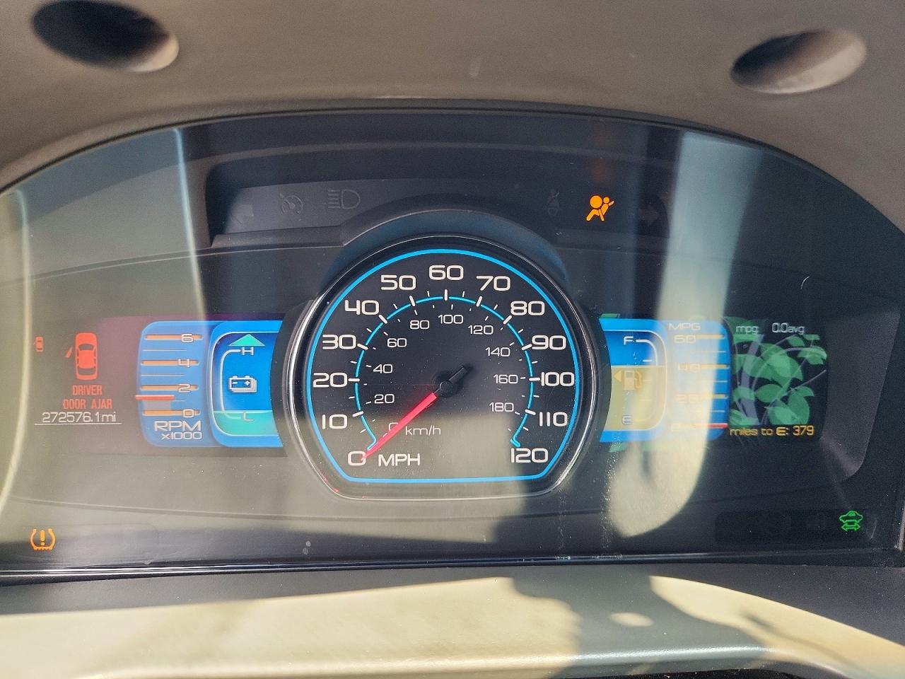 2012 Ford Fusion Hybrid Blue vin: 3FADP0L31CR213651