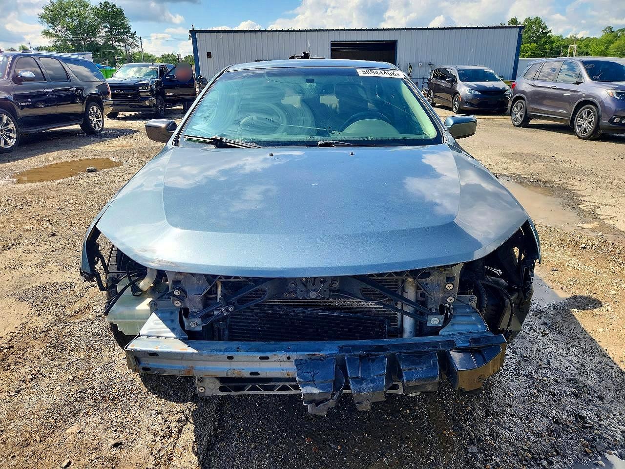 2012 Ford Fusion Hybrid Blue vin: 3FADP0L31CR213651