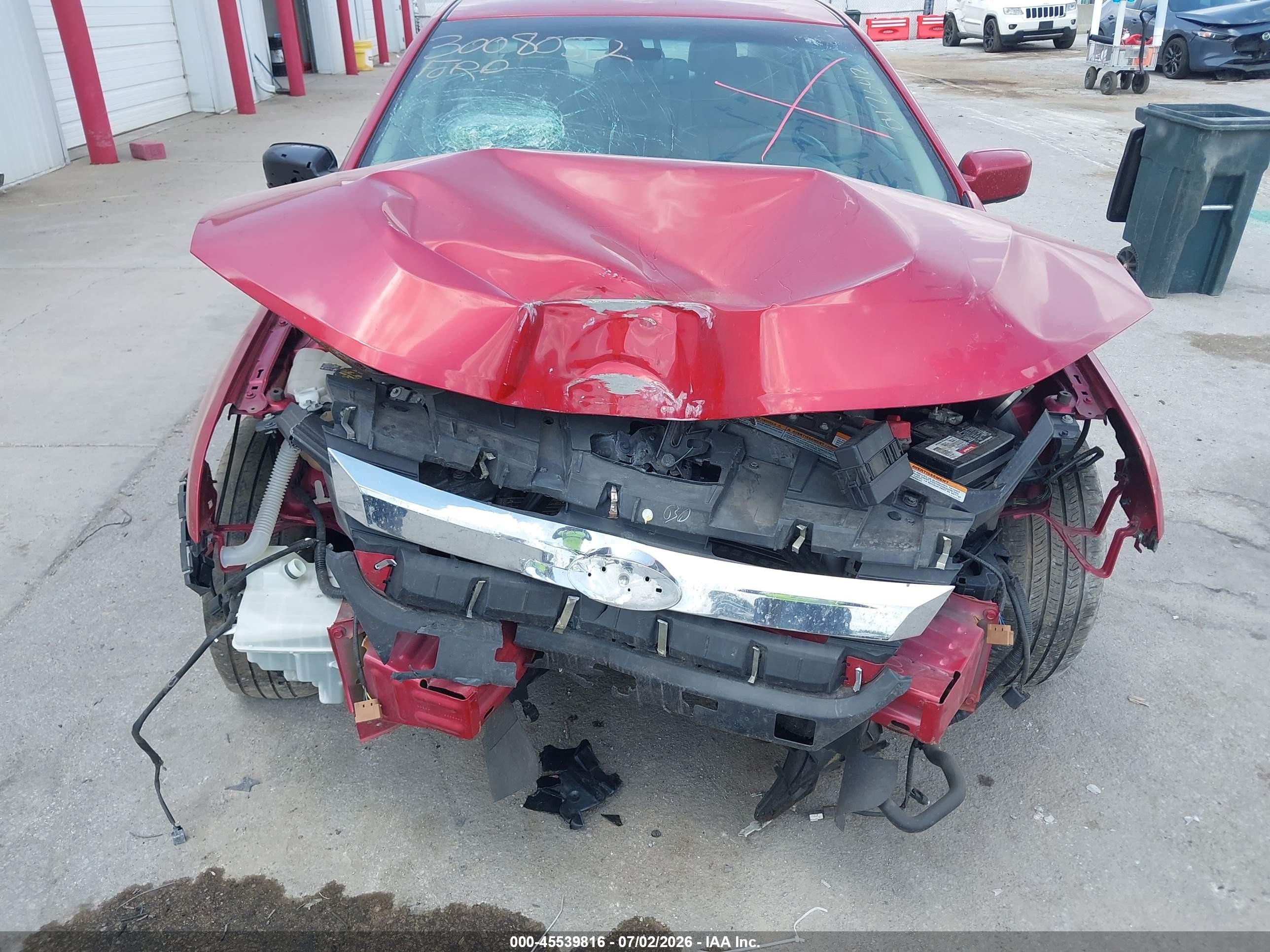 2012 Ford Fusion Hybrid   Красный vin: 3FADP0L31CR430701