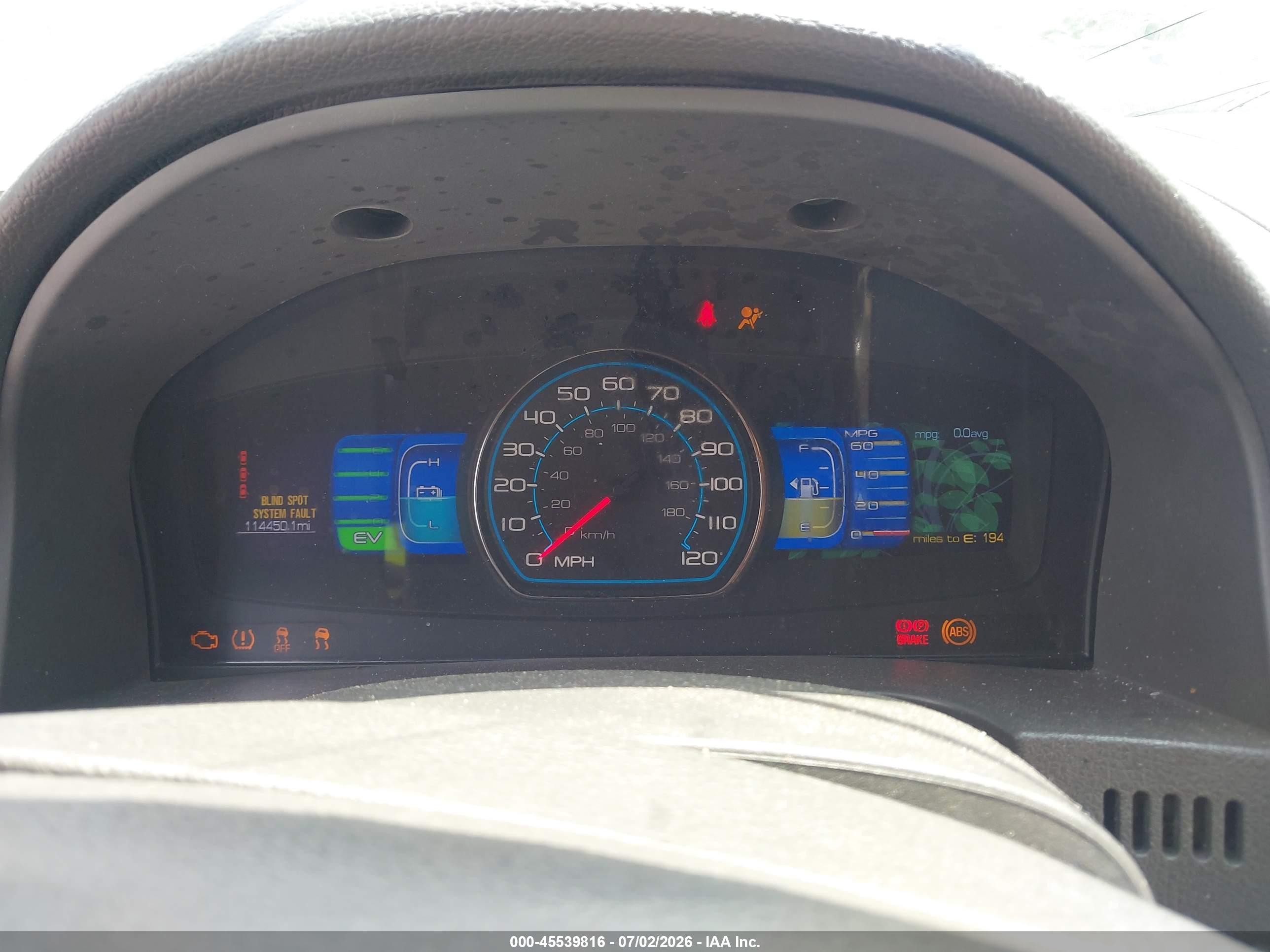 2012 Ford Fusion Hybrid   Красный vin: 3FADP0L31CR430701