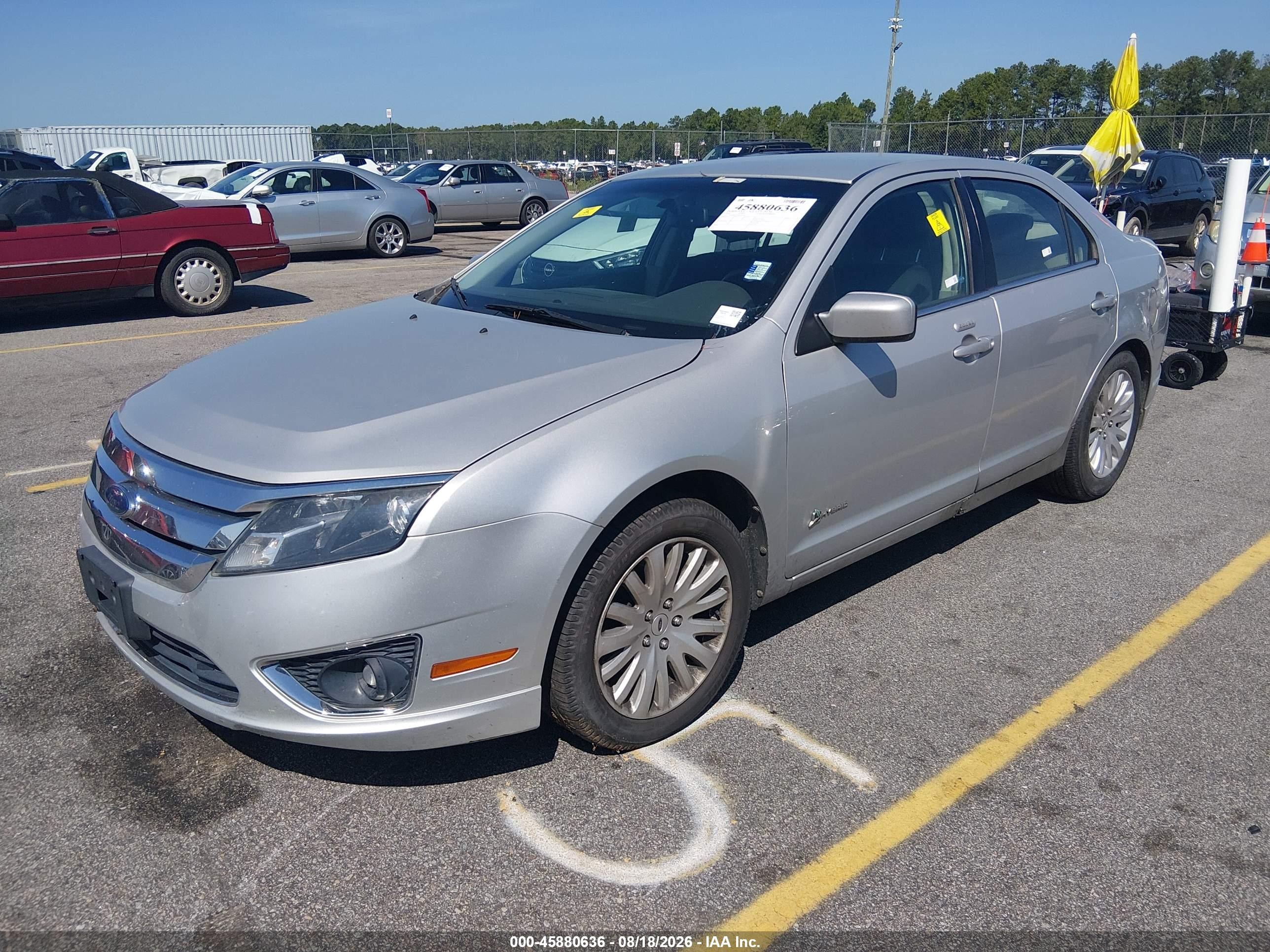 2010 Ford Fusion Hybrid Silver vin: 3FADP0L32AR150072