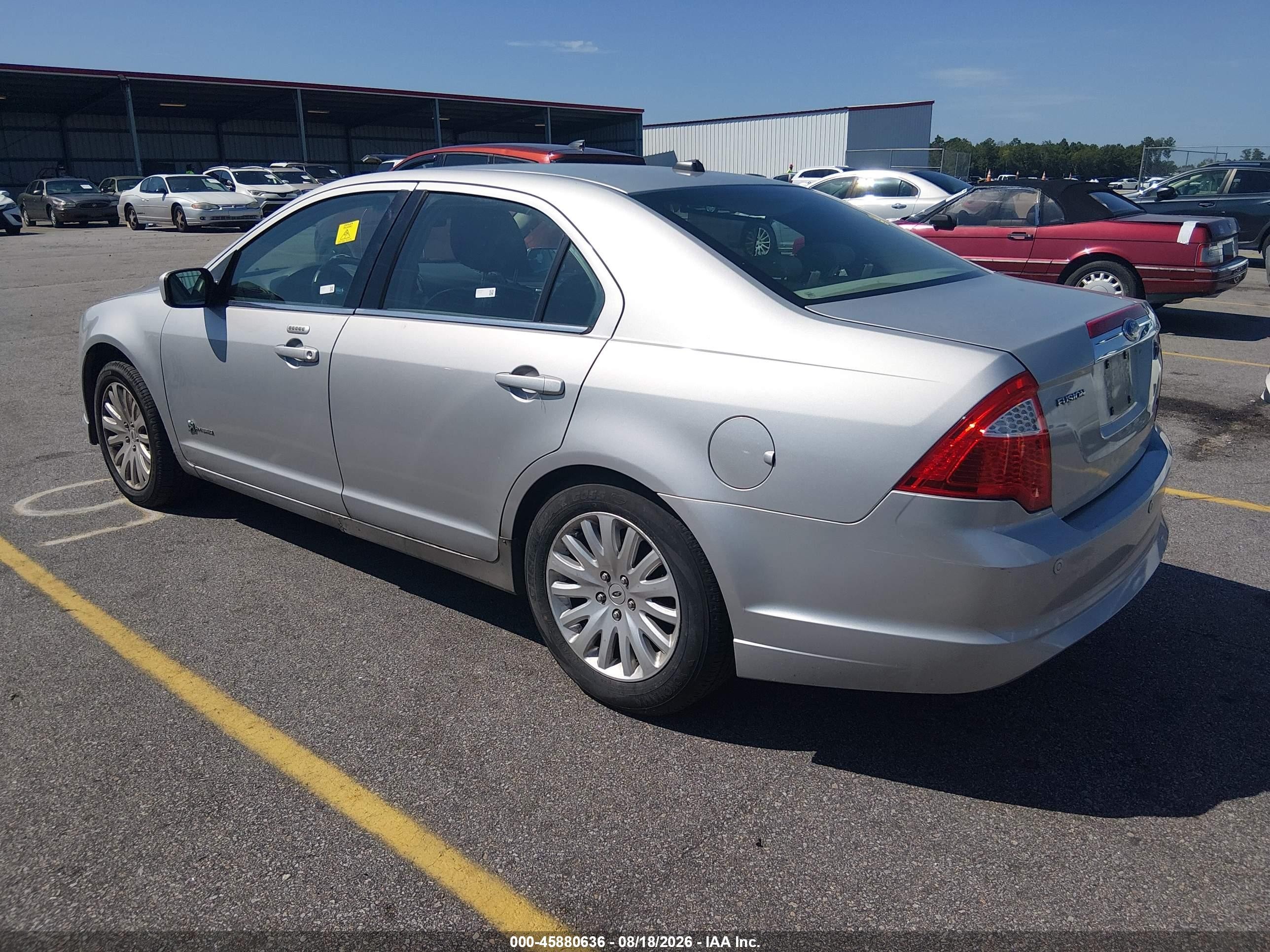 2010 Ford Fusion Hybrid Silver vin: 3FADP0L32AR150072