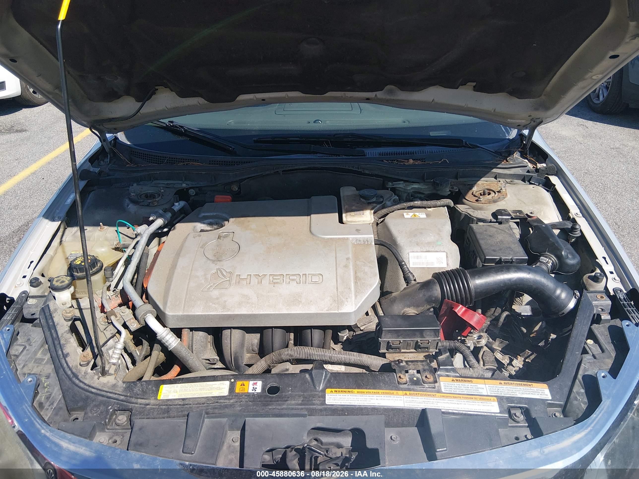 2010 Ford Fusion Hybrid Silver vin: 3FADP0L32AR150072