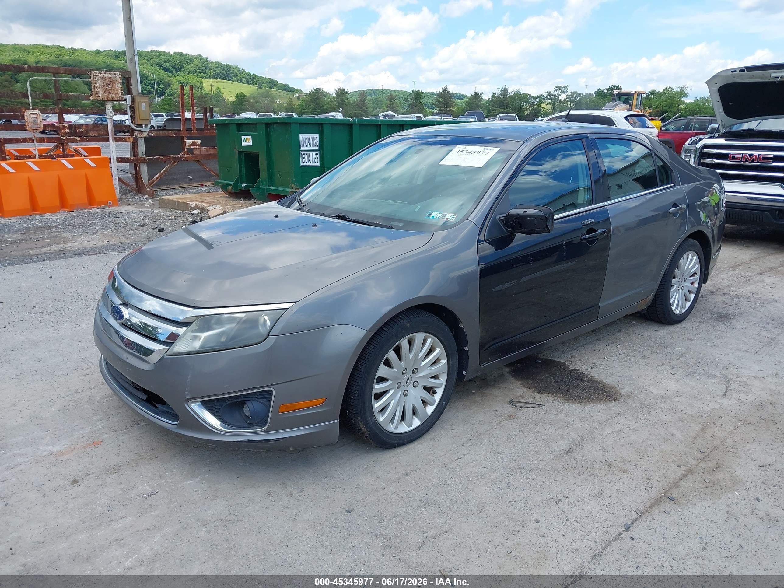 2010 Ford Fusion Hybrid   Серебряный vin: 3FADP0L32AR160102