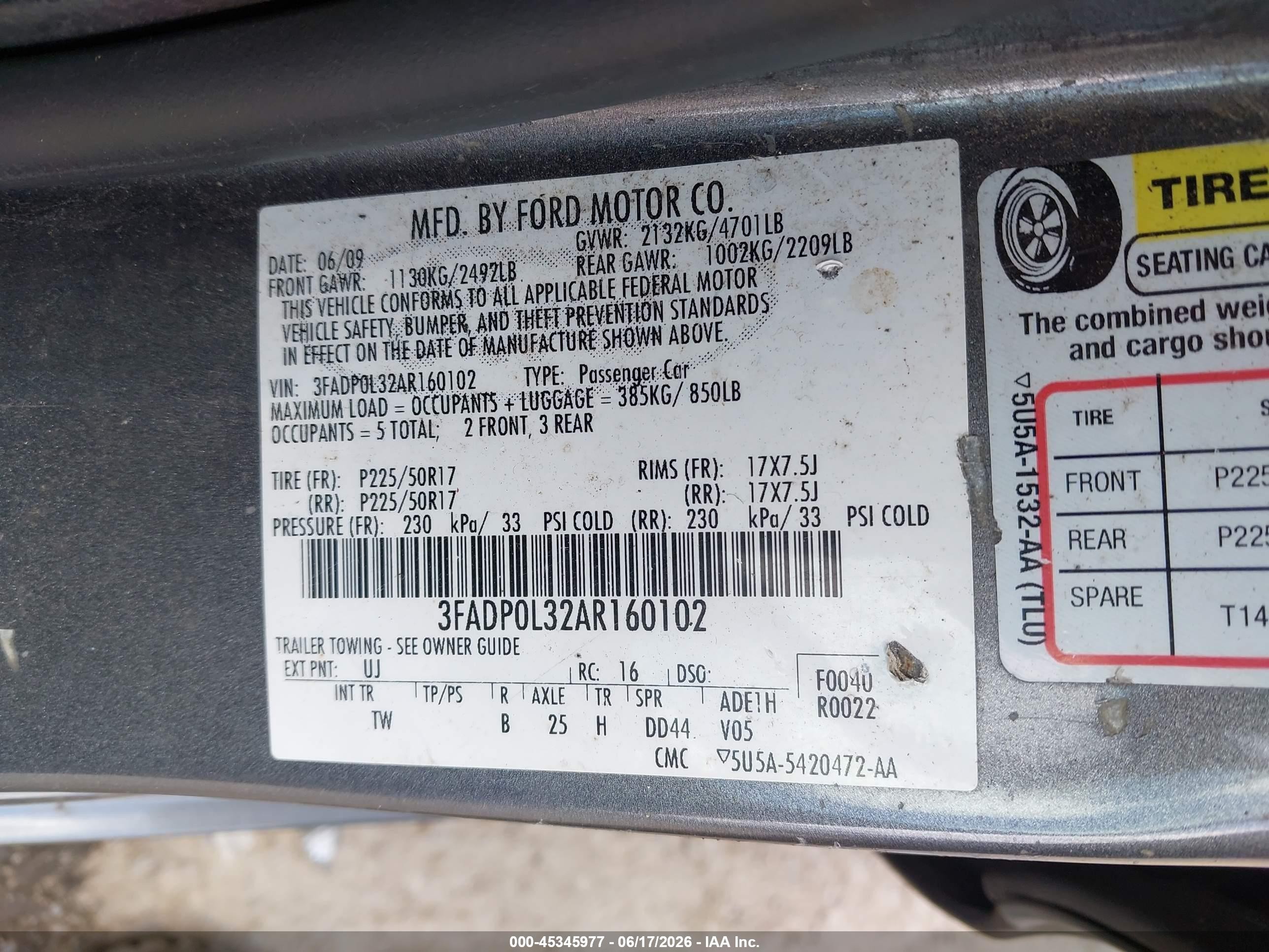 2010 Ford Fusion Hybrid   Серебряный vin: 3FADP0L32AR160102