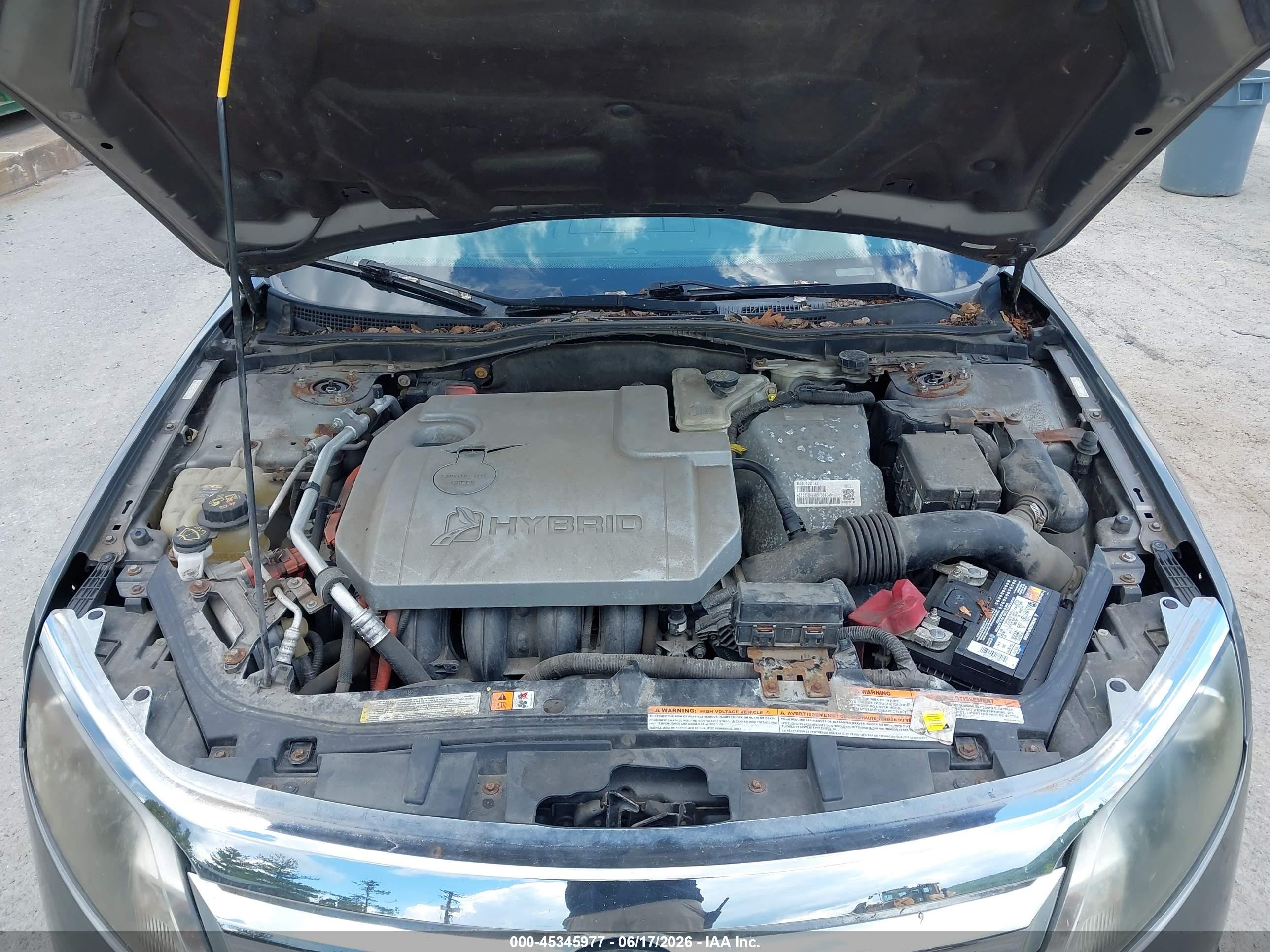 2010 Ford Fusion Hybrid   Серебряный vin: 3FADP0L32AR160102