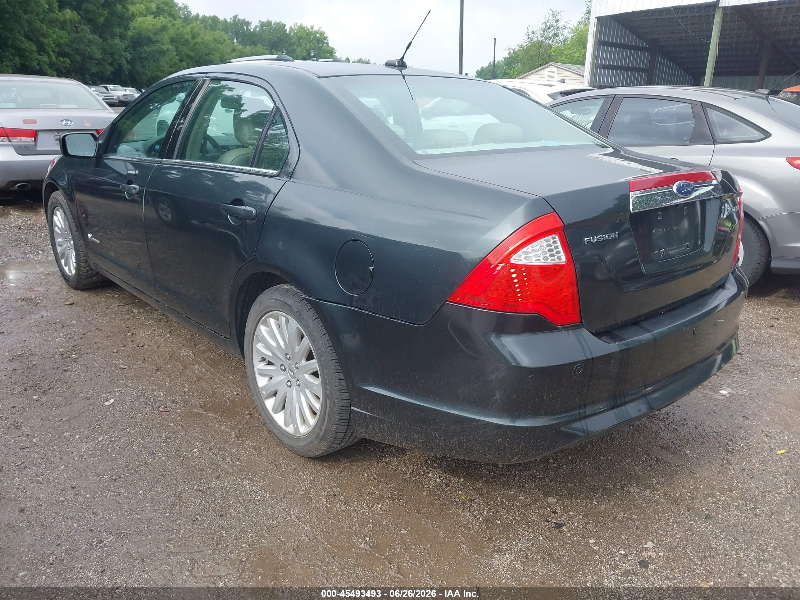 2010 Ford Fusion Hybrid   Gray vin: 3FADP0L32AR254755