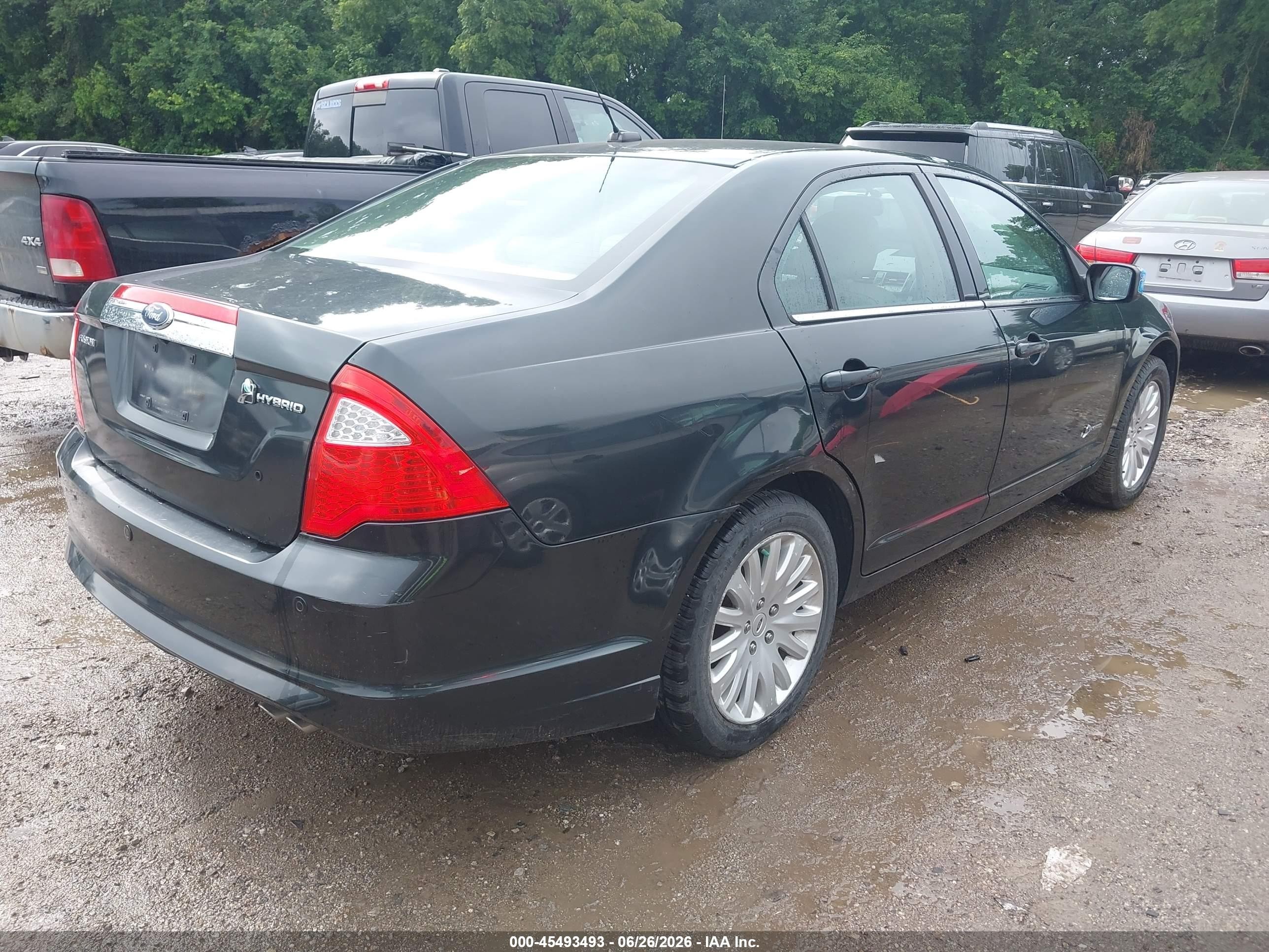 2010 Ford Fusion Hybrid   Gray vin: 3FADP0L32AR254755