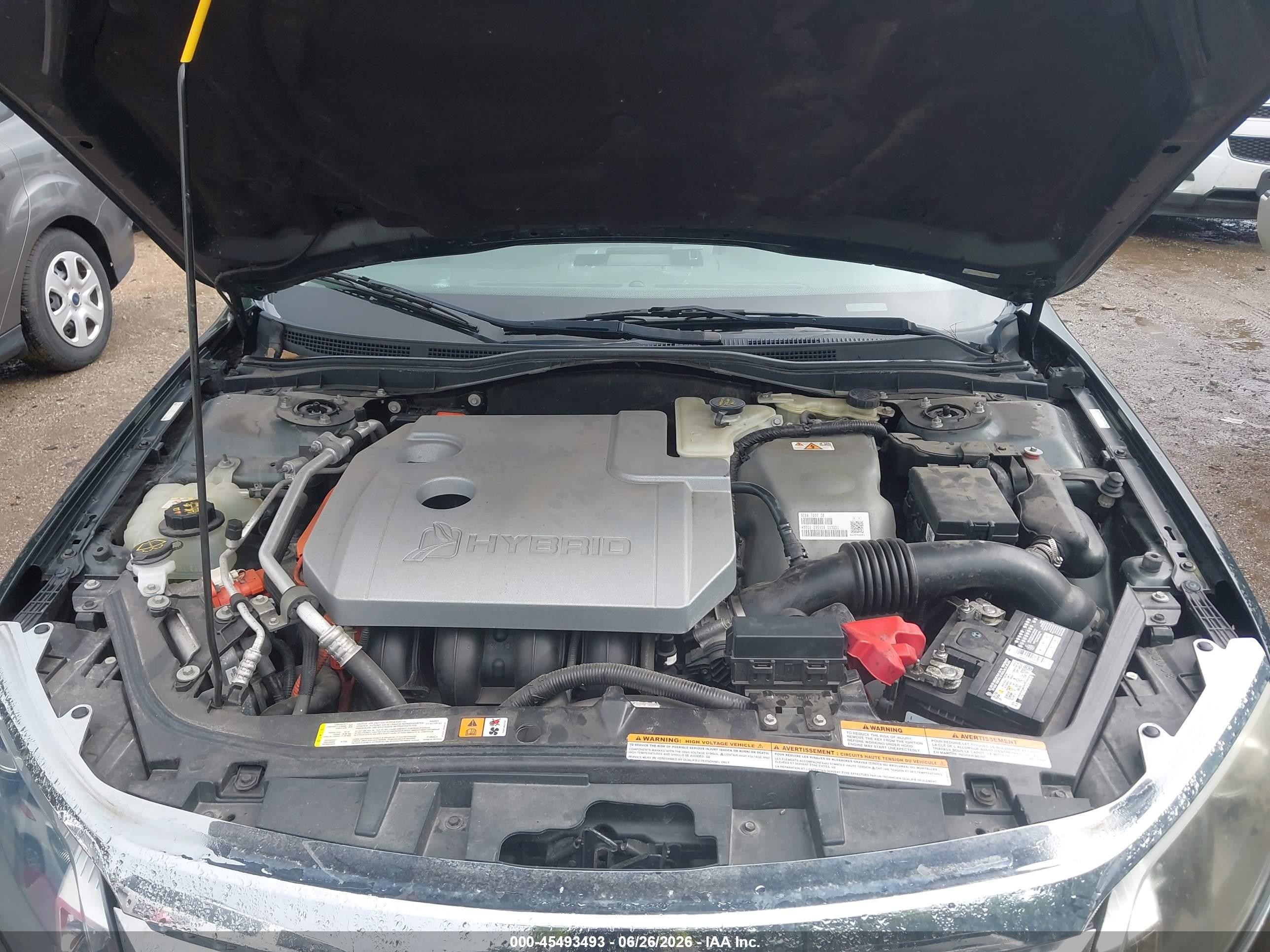 2010 Ford Fusion Hybrid   Gray vin: 3FADP0L32AR254755