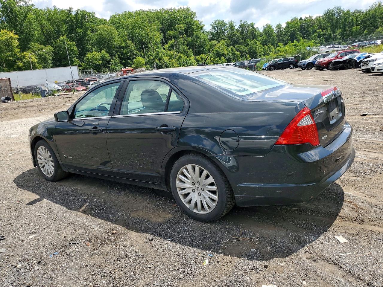 2010 Ford Fusion Hybrid Black vin: 3FADP0L32AR295385