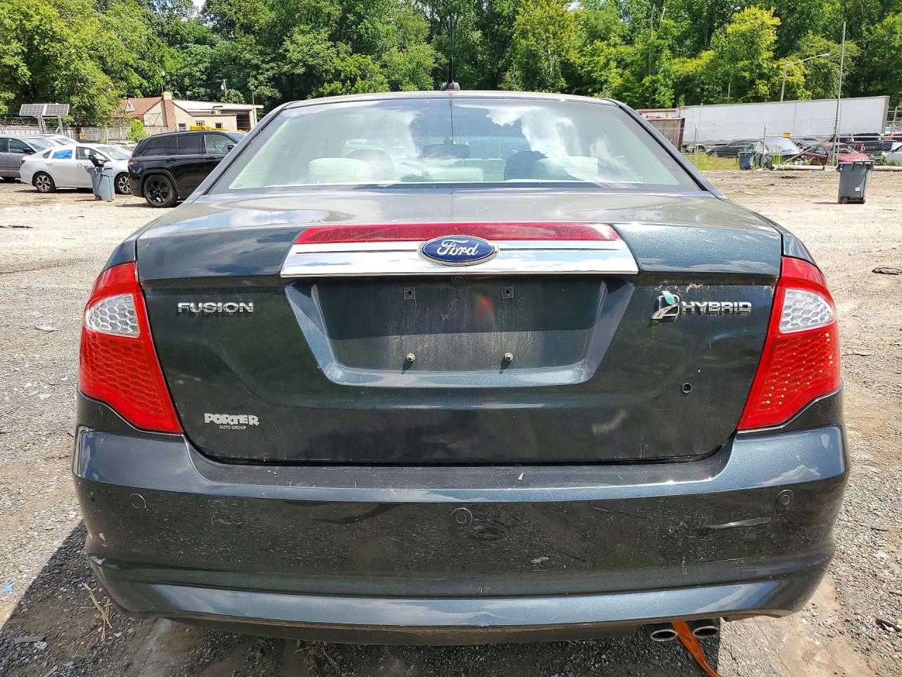 2010 Ford Fusion Hybrid Black vin: 3FADP0L32AR295385