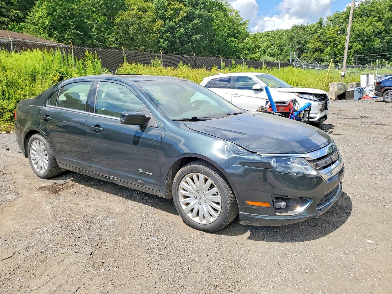 2010 Ford Fusion Hybrid Black vin: 3FADP0L32AR295385