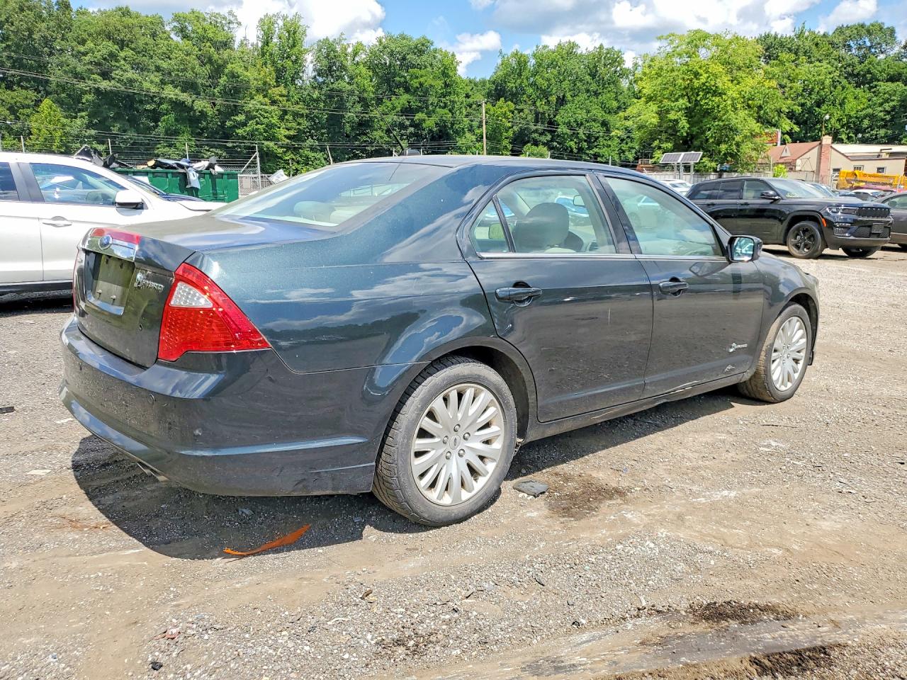 2010 Ford Fusion Hybrid Black vin: 3FADP0L32AR295385