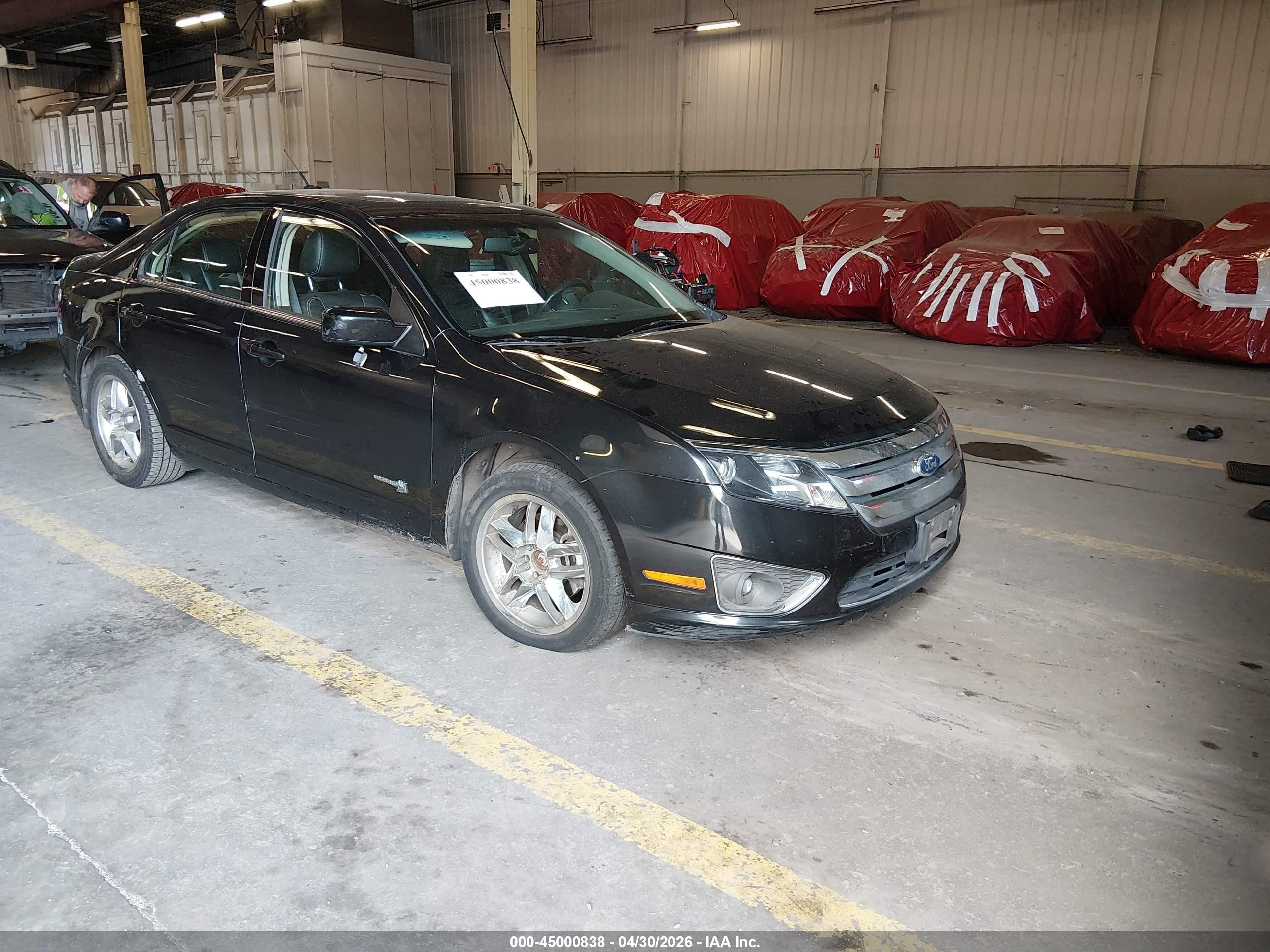2010 Ford Fusion Hybrid Black vin: 3FADP0L32AR308040