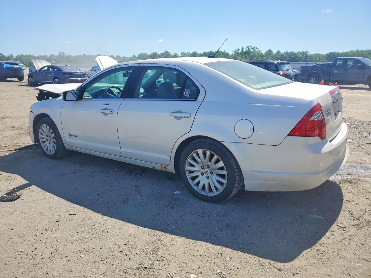 2010 Ford Fusion Hybrid White vin: 3FADP0L32AR381361