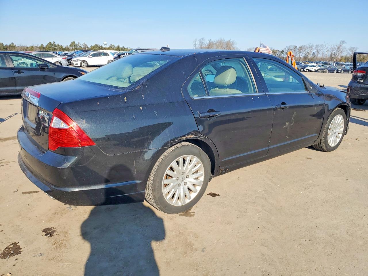 2011 Ford Fusion Hybrid Black vin: 3FADP0L32BR103755