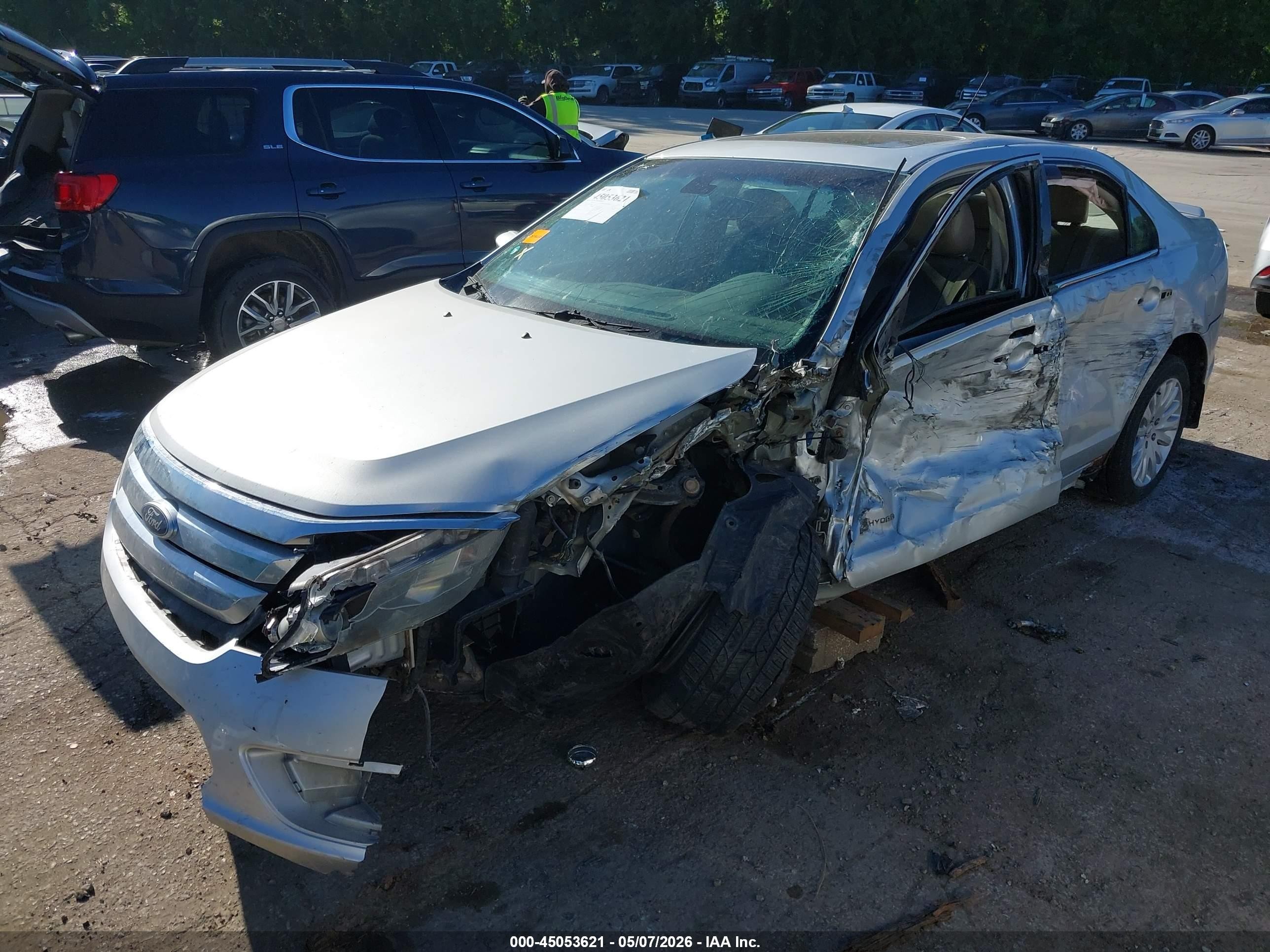 2011 Ford Fusion Hybrid Silver vin: 3FADP0L32BR173028