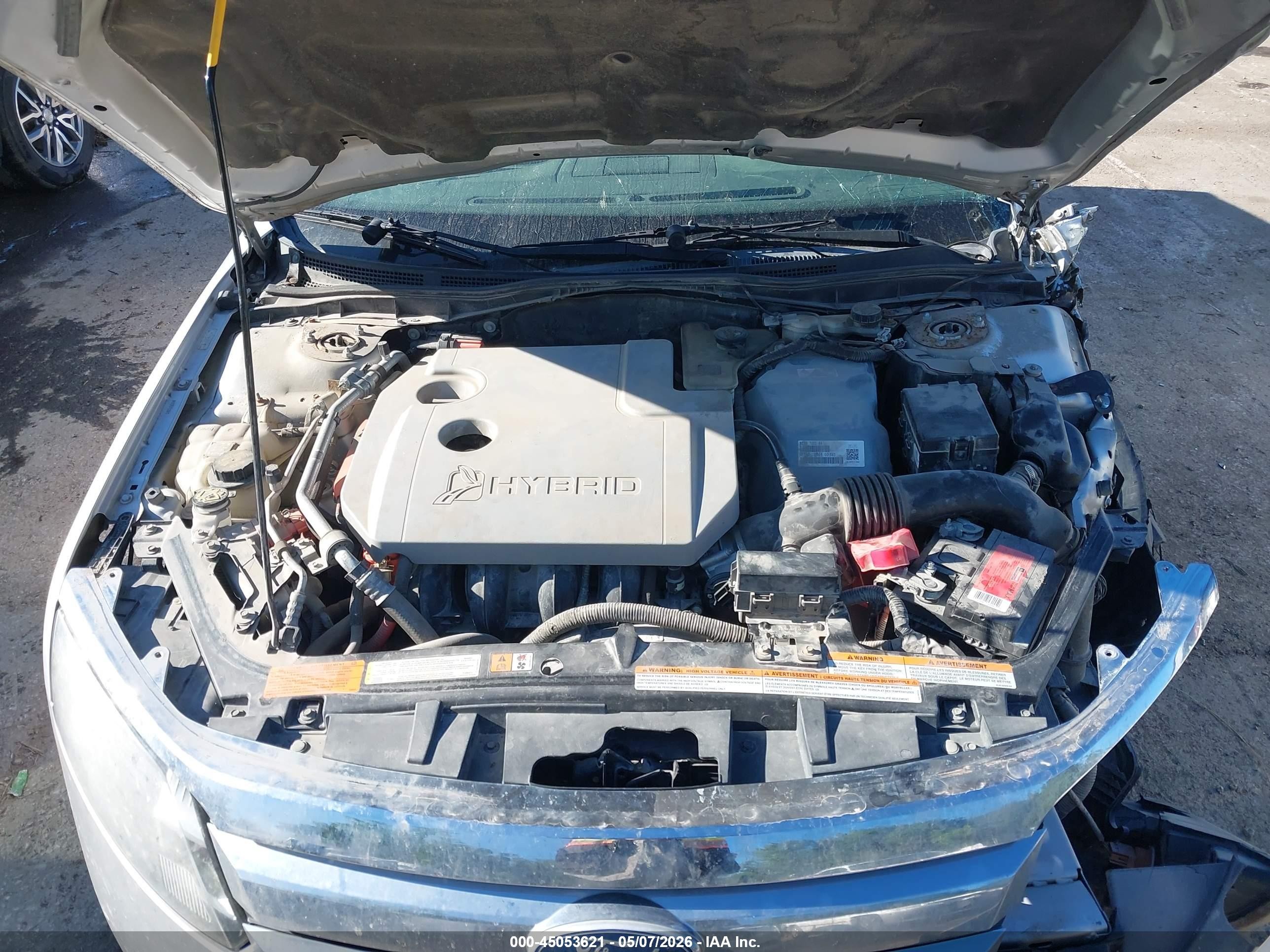 2011 Ford Fusion Hybrid Silver vin: 3FADP0L32BR173028