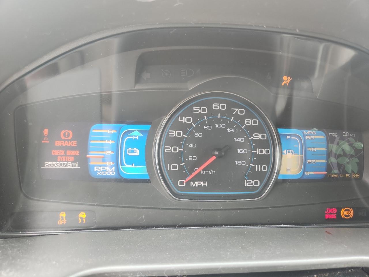 2011 Ford Fusion Hybrid Blue vin: 3FADP0L32BR277762