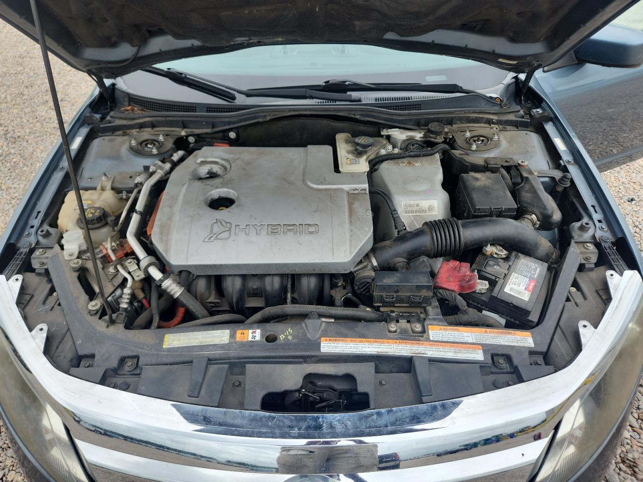 2011 Ford Fusion Hybrid Blue vin: 3FADP0L32BR277762