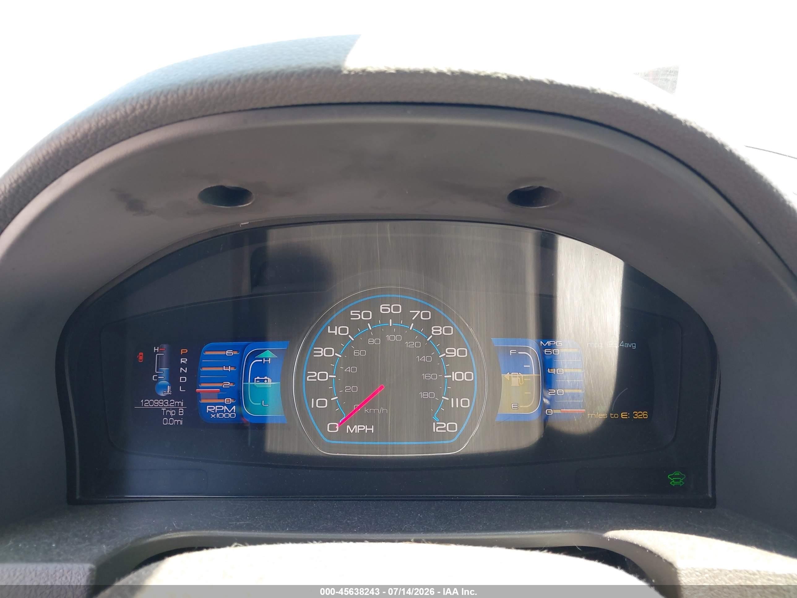 2012 Ford Fusion Hybrid   Gray vin: 3FADP0L32CR173385