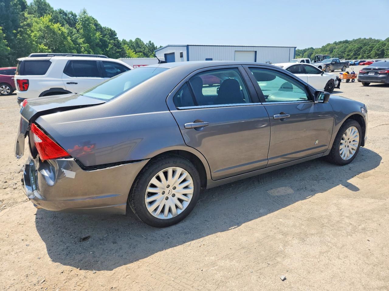 2012 Ford Fusion Hybrid Gray vin: 3FADP0L32CR367706