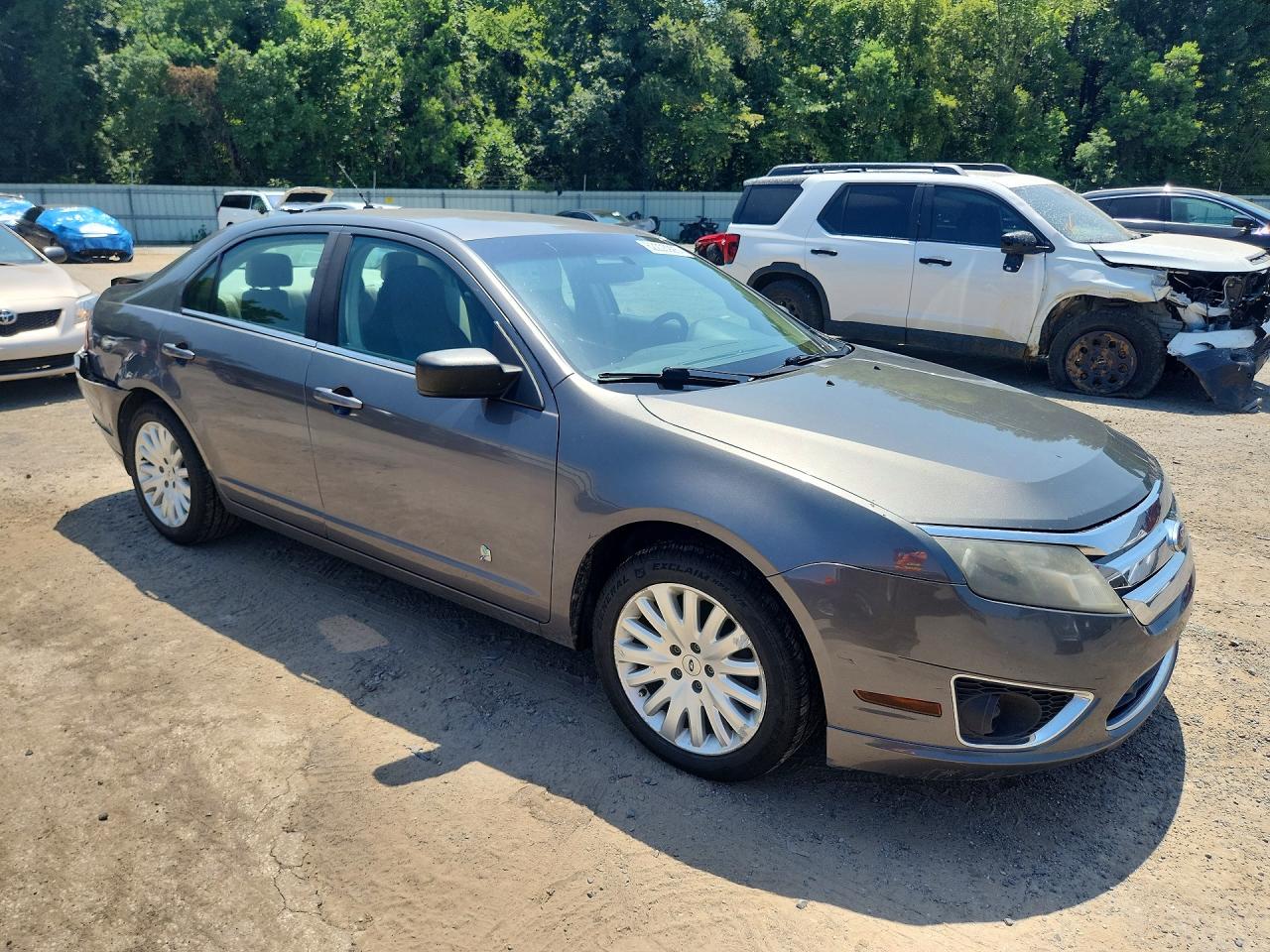 2012 Ford Fusion Hybrid Gray vin: 3FADP0L32CR367706