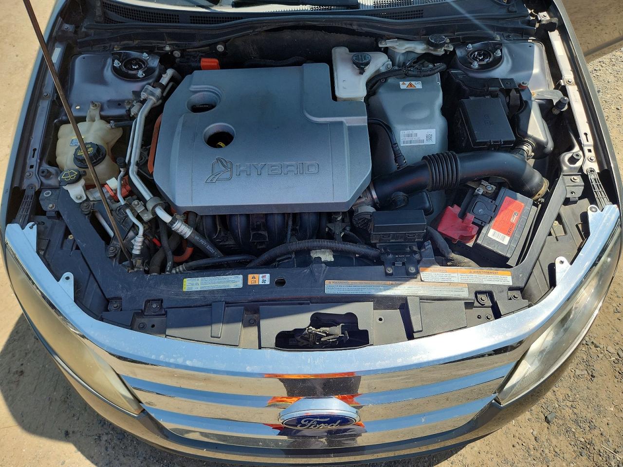 2012 Ford Fusion Hybrid Gray vin: 3FADP0L32CR367706
