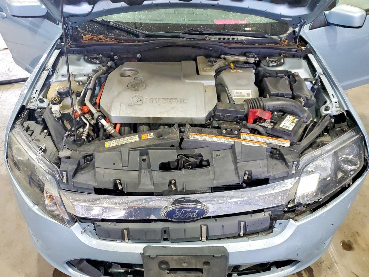 2010 Ford Fusion Hybrid Blue vin: 3FADP0L33AR199927