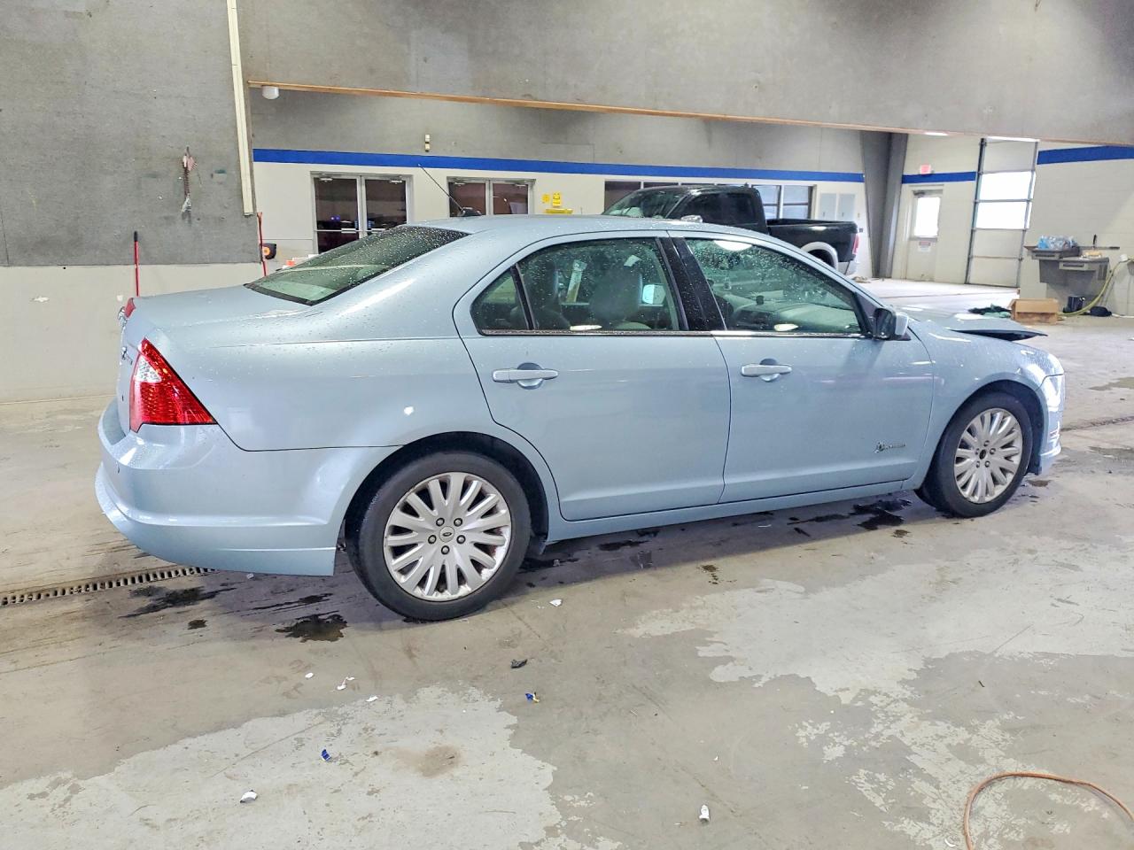 2010 Ford Fusion Hybrid Blue vin: 3FADP0L33AR199927