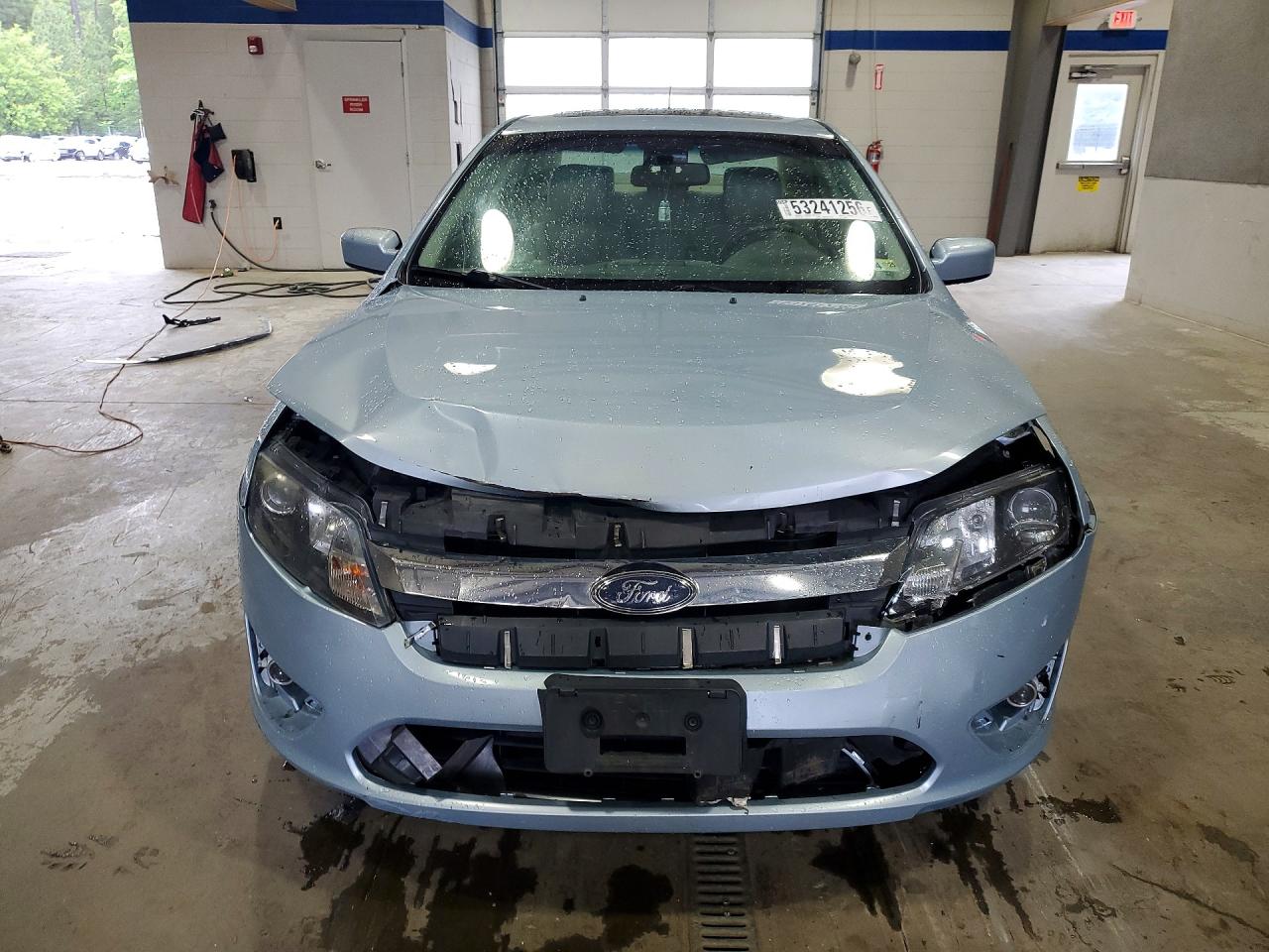 2010 Ford Fusion Hybrid Blue vin: 3FADP0L33AR199927