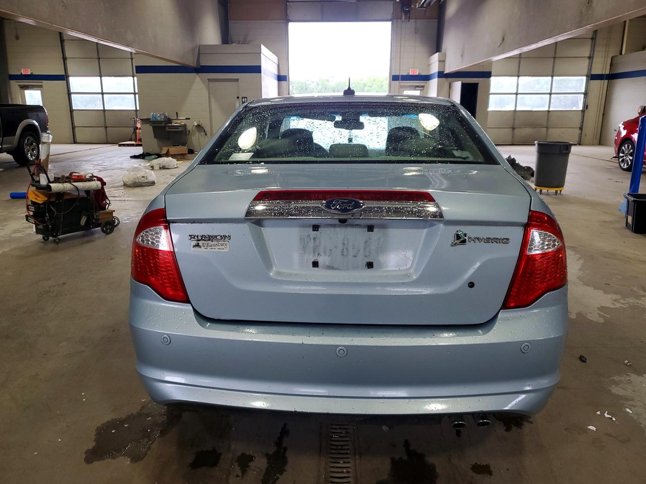 2010 Ford Fusion Hybrid Blue vin: 3FADP0L33AR199927