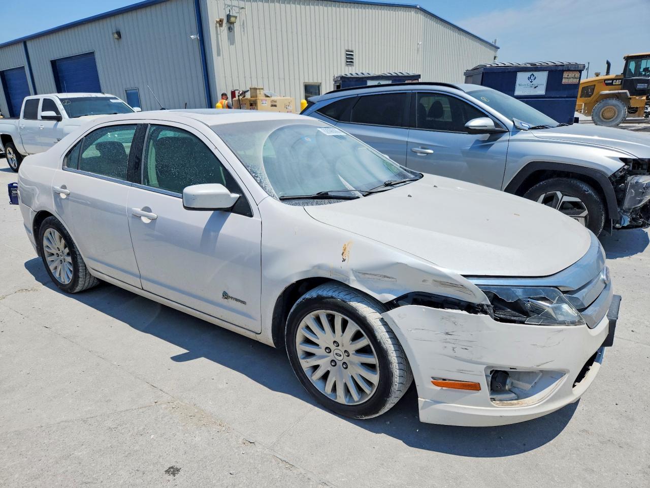 2010 Ford Fusion Hybrid White vin: 3FADP0L33AR334601
