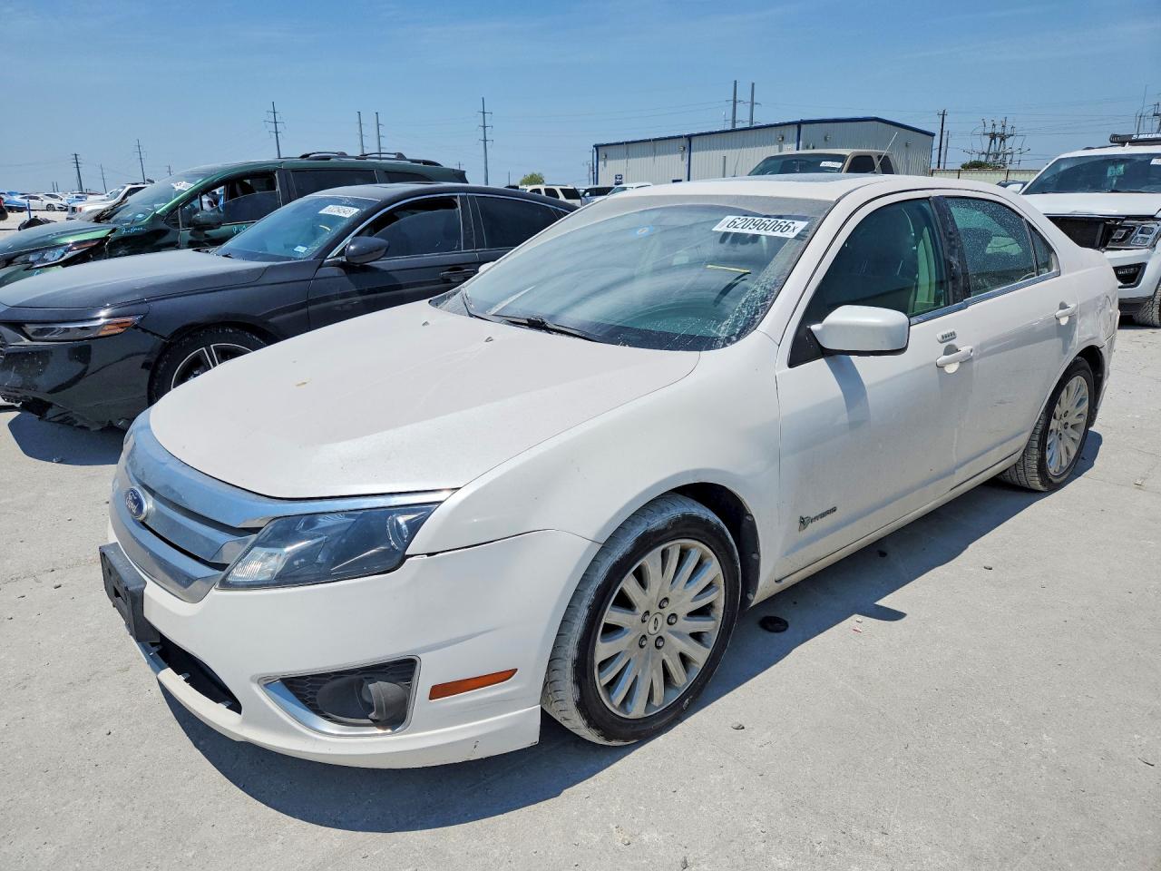 2010 Ford Fusion Hybrid White vin: 3FADP0L33AR334601
