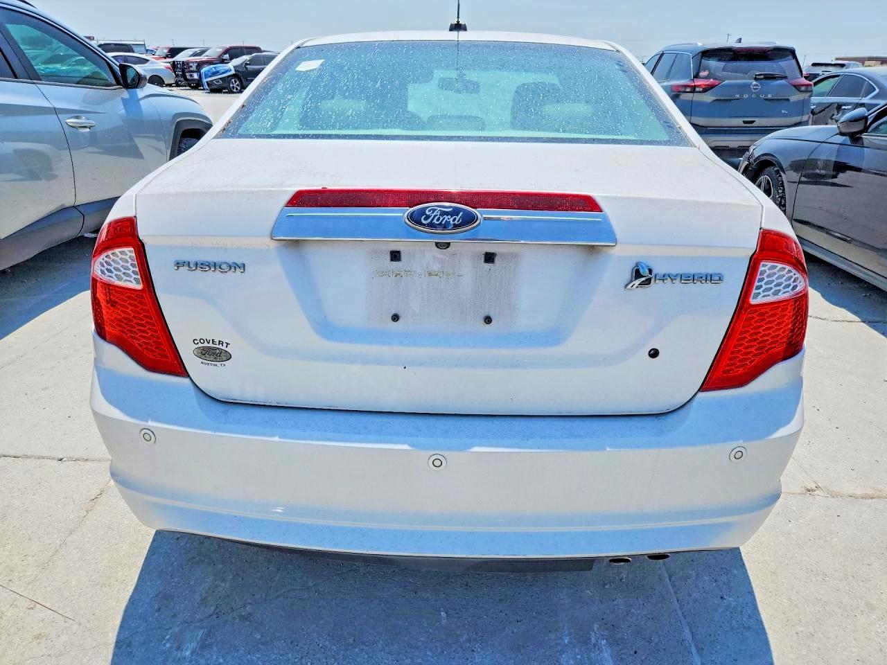 2010 Ford Fusion Hybrid White vin: 3FADP0L33AR334601