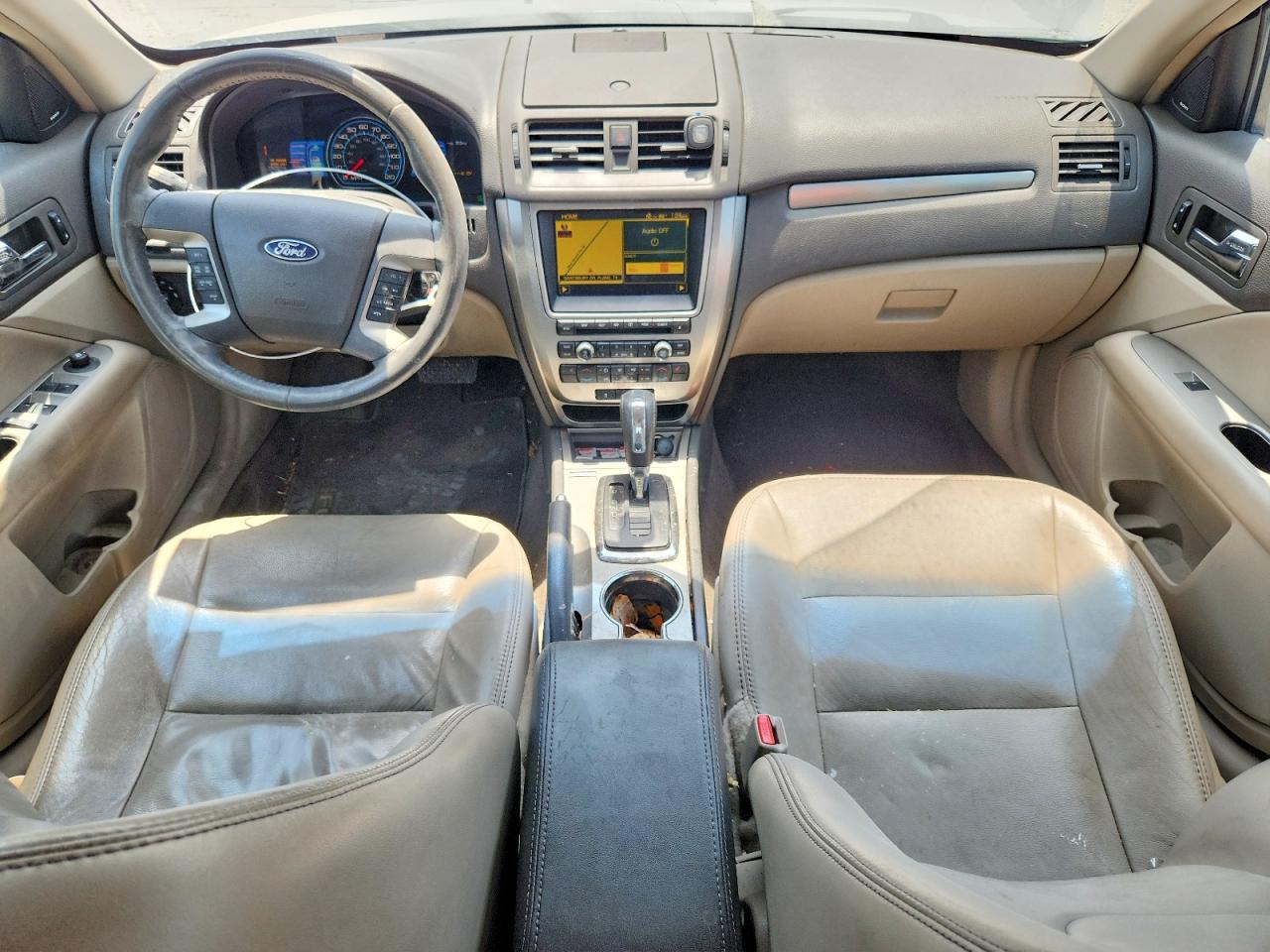 2010 Ford Fusion Hybrid White vin: 3FADP0L33AR334601