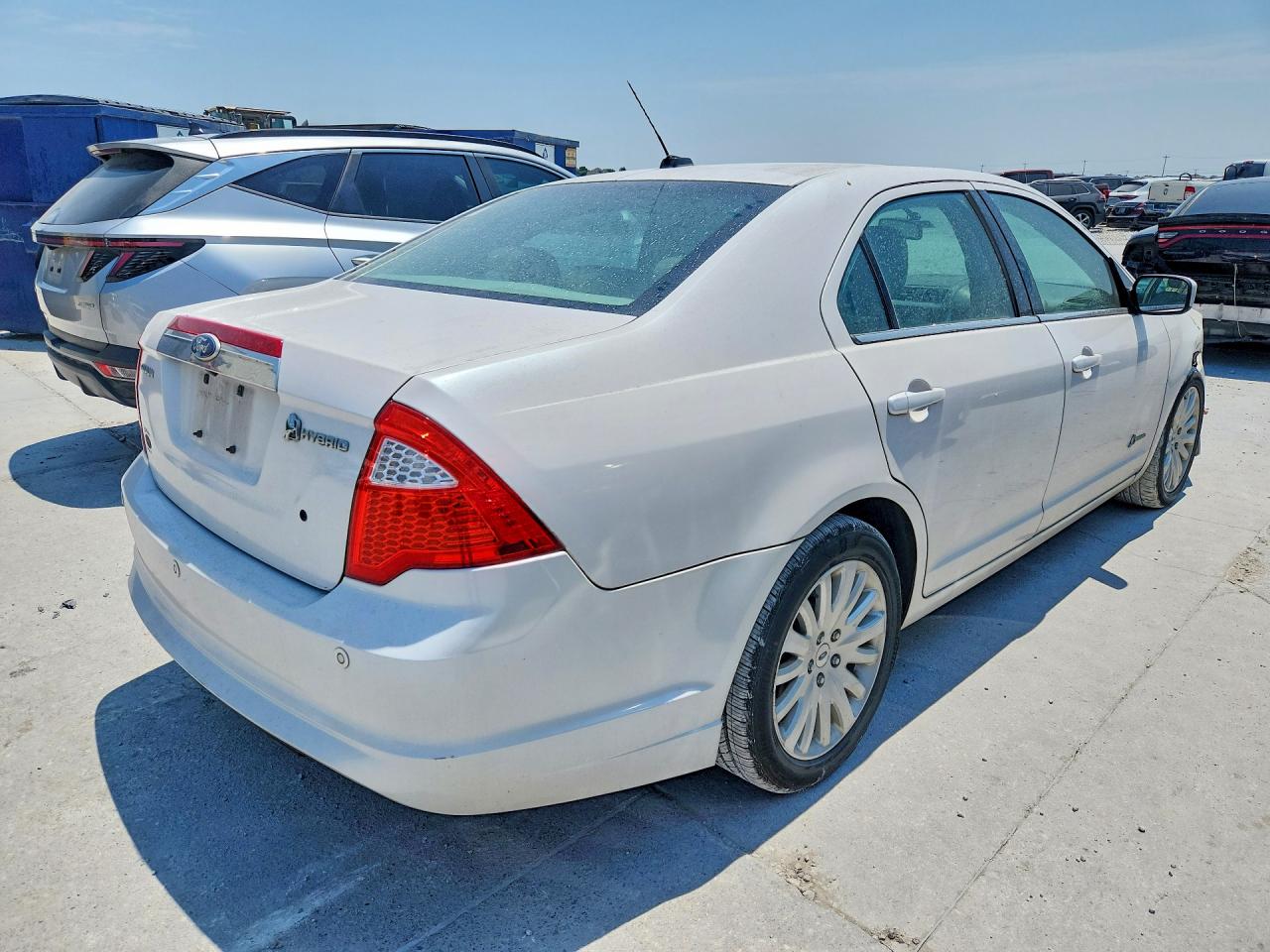 2010 Ford Fusion Hybrid White vin: 3FADP0L33AR334601